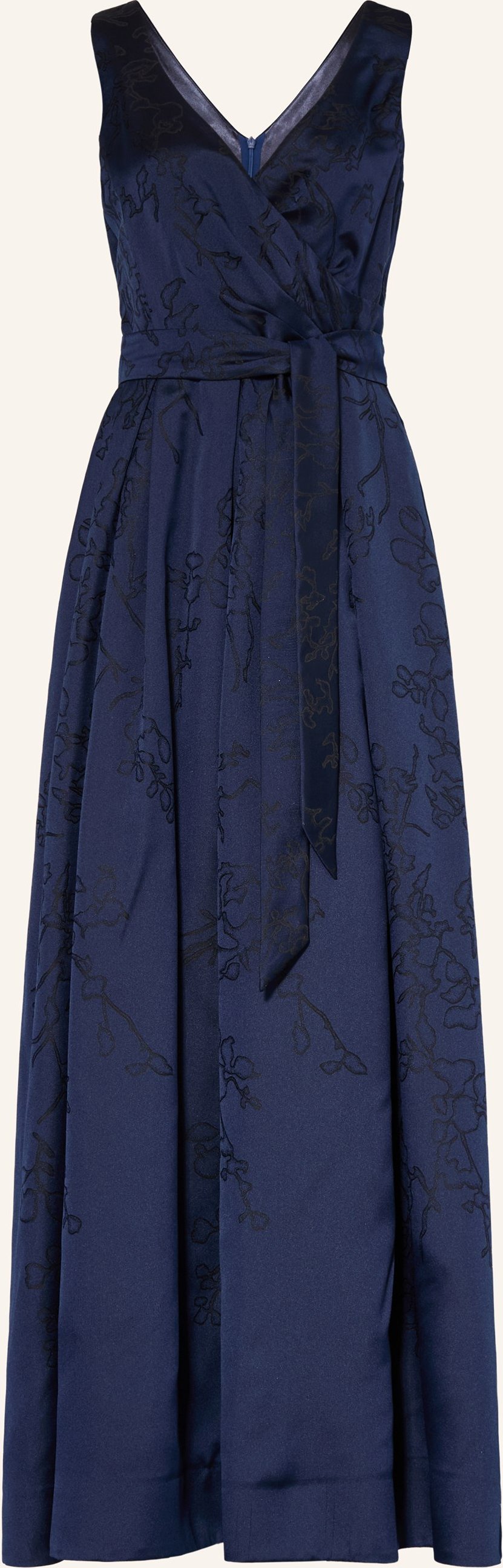 Vera Mont Abendkleid Aus Jacquard blau