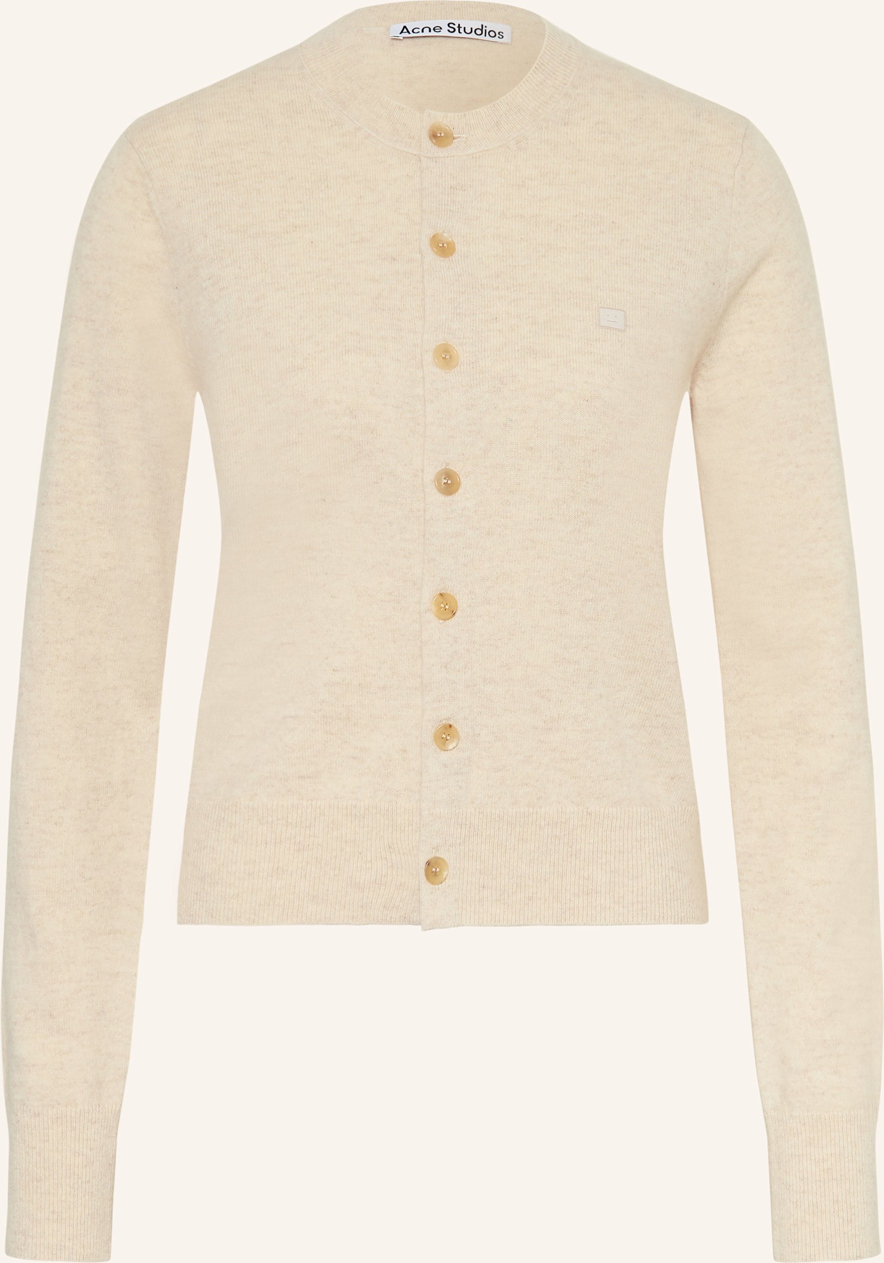 Acne Studios Strickjacke beige