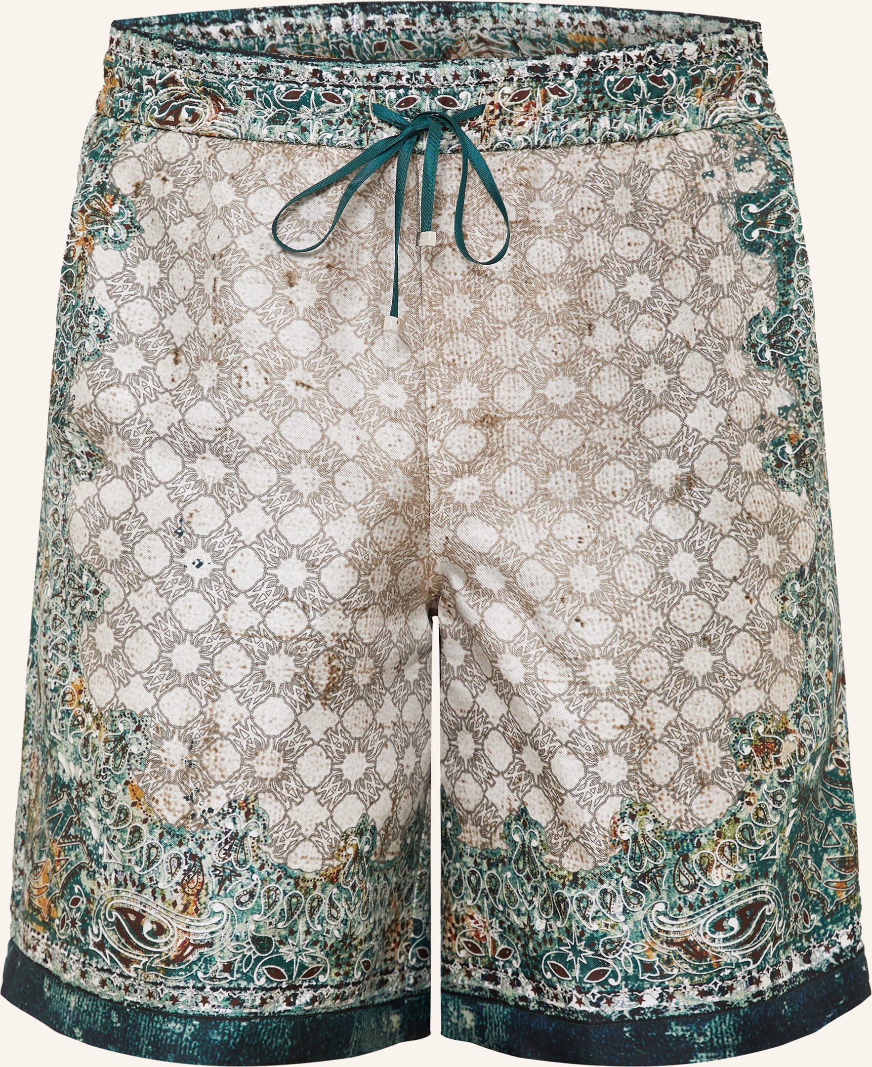 Amiri Seidenshorts gruen