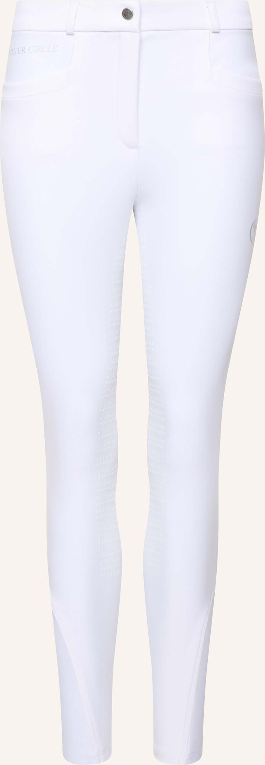 Silver Circle Reithose Bella Full-Grip weiss