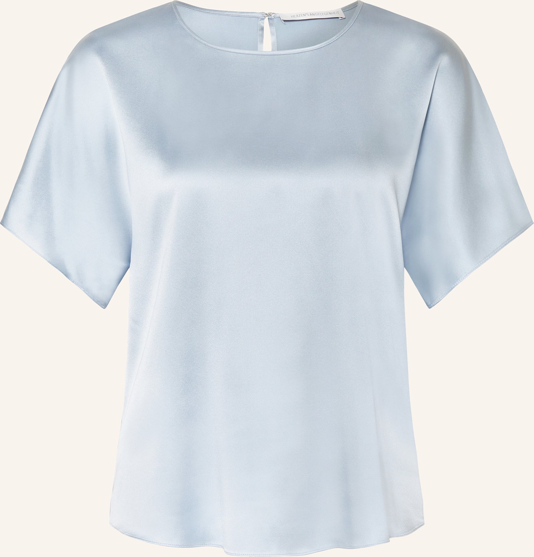 Herzen's Angelegenheit Blusenshirt Aus Seide blau