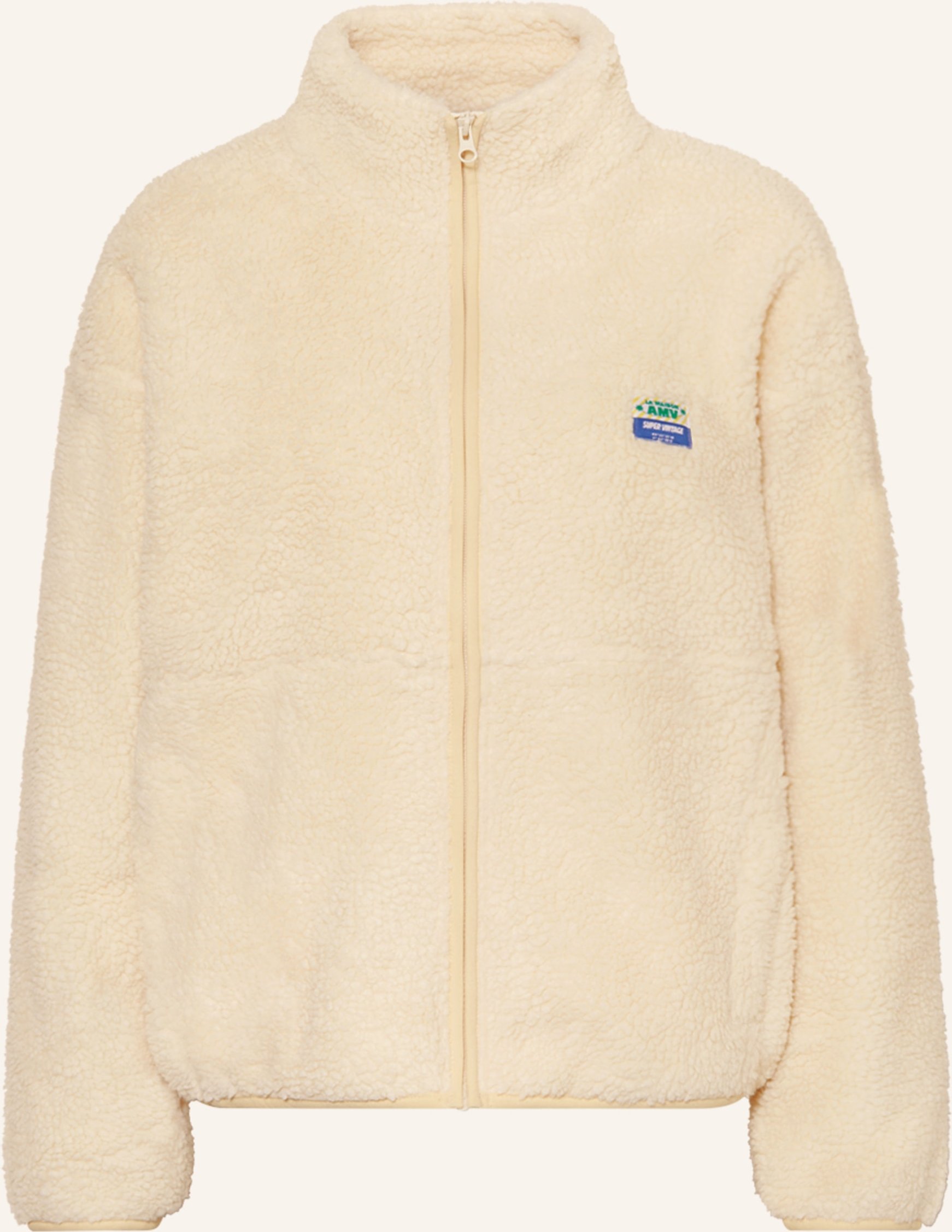 American Vintage Teddyfell-Jacke Hoktown weiss