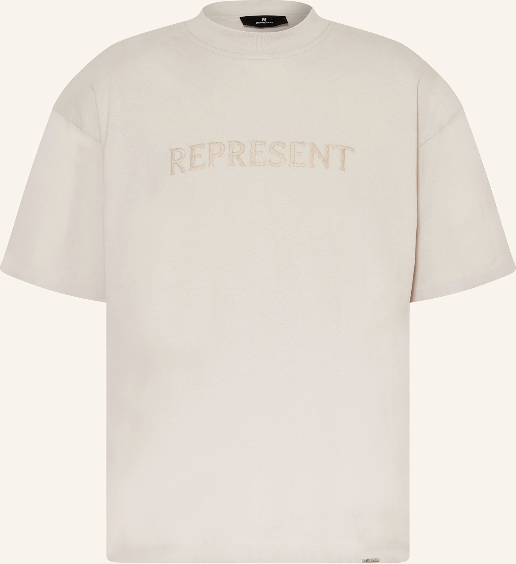 Represent Oversized-Shirt Serif grau