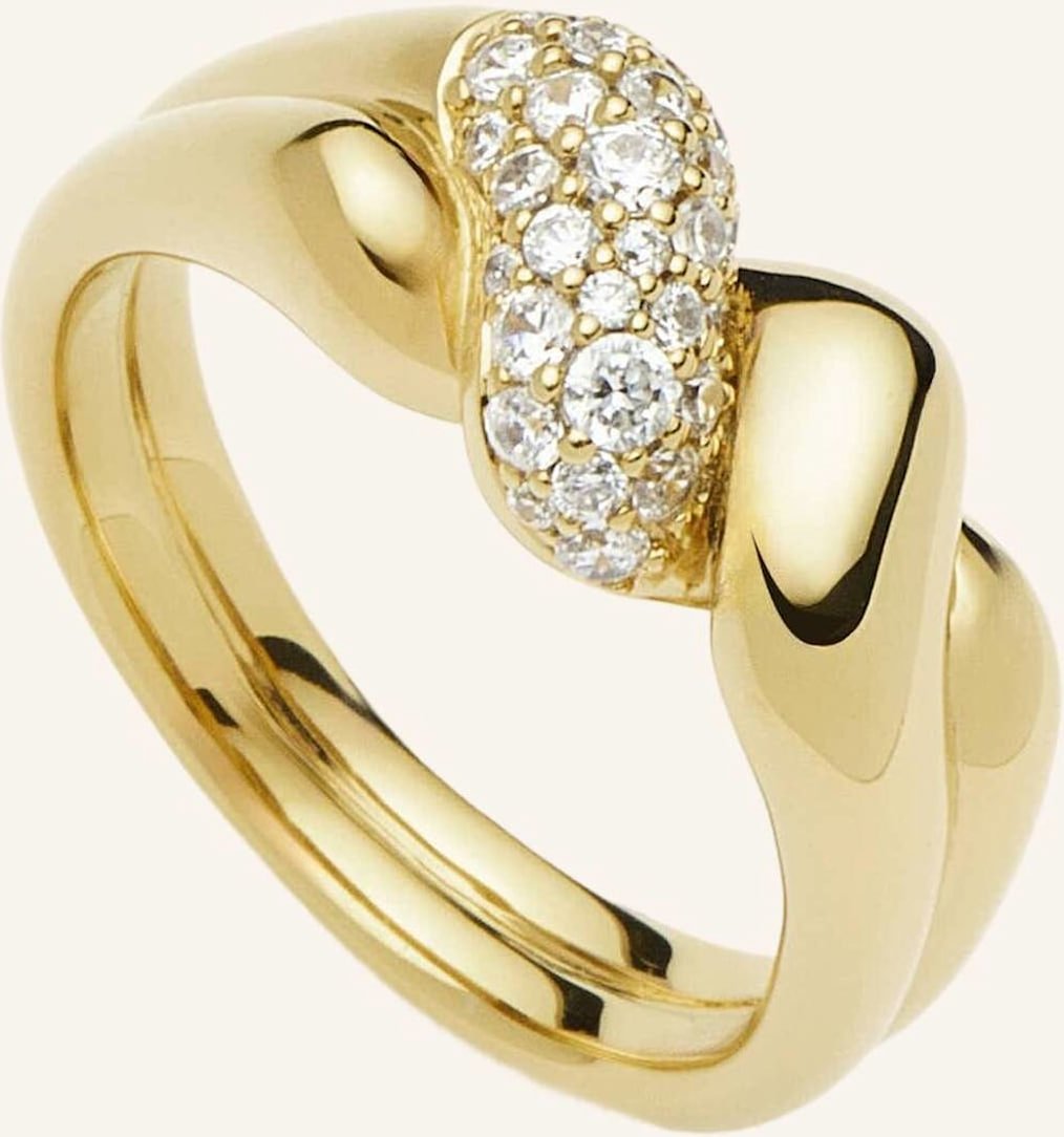 Missoma Ringe Molten Snow Double By Glambou gold