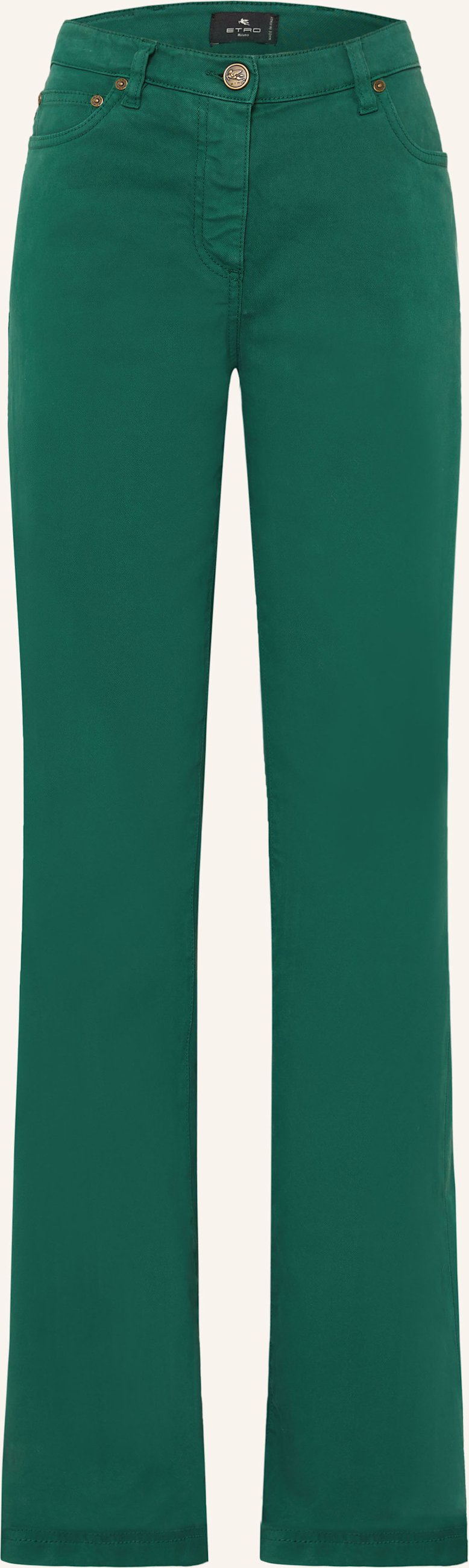 Etro Bootcut Jeans gruen