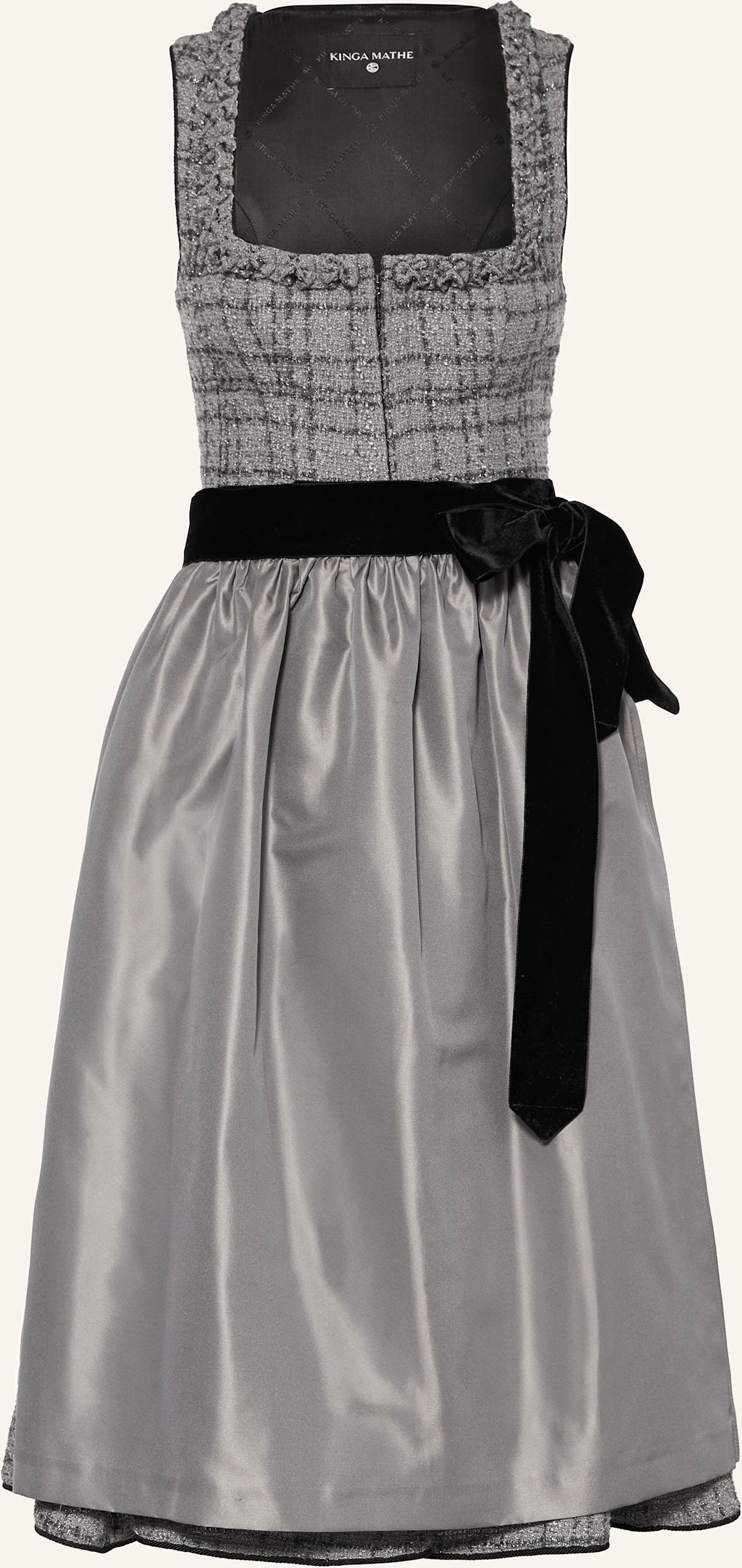 Thumbnail - Kinga Mathe Dirndl Mostar Mit Glitzergarn grau