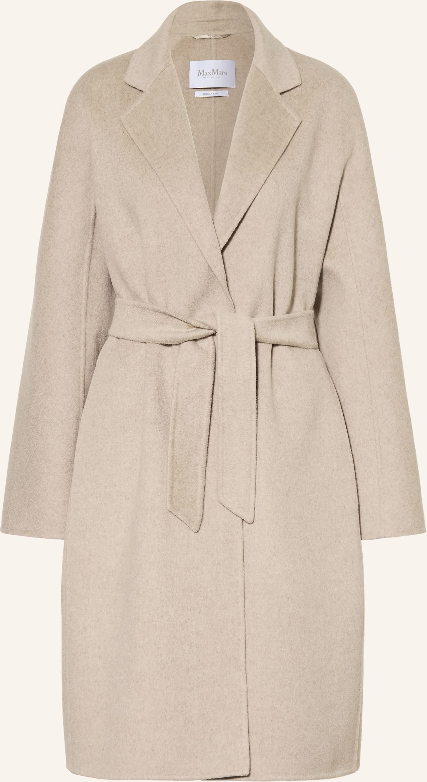 Max Mara Cashmere-Mantel Maceri beige