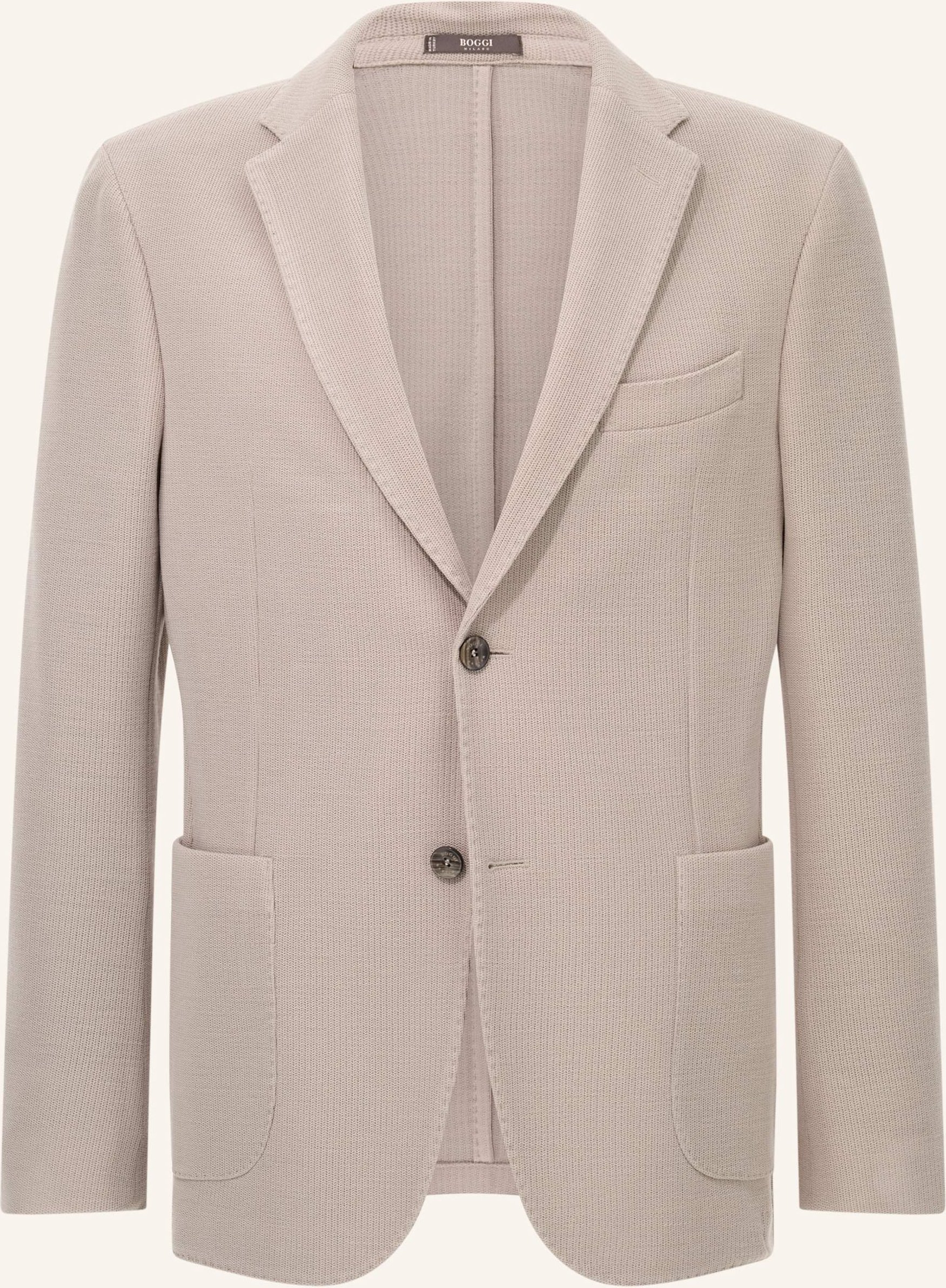 Boggi Milano Strick-Sakko Regular Fit braun