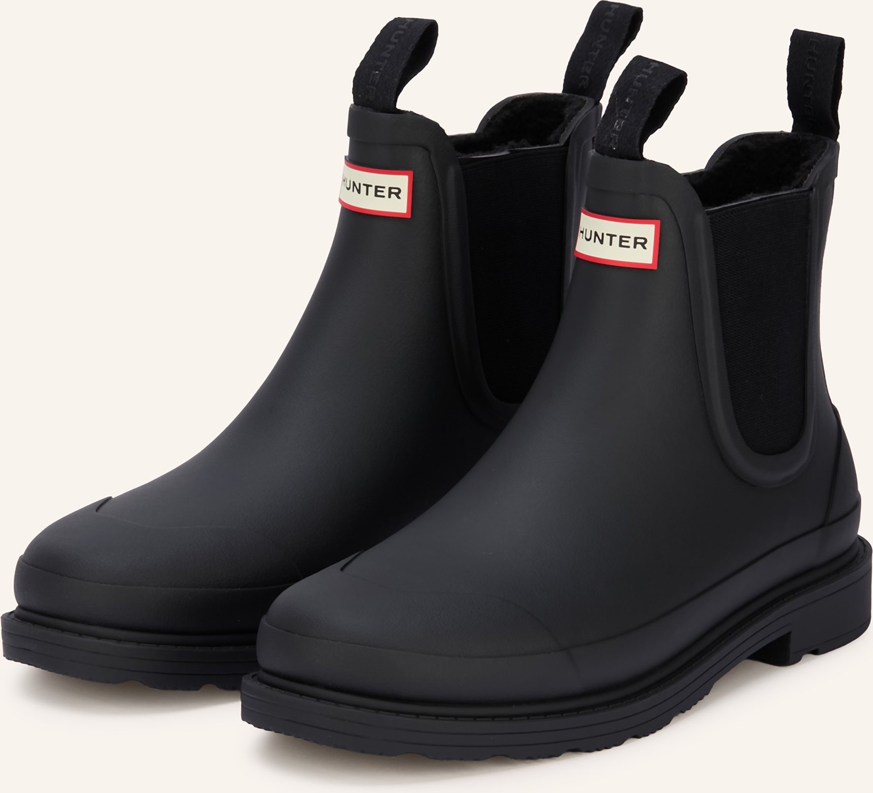 Hunter Chelsea-Boots schwarz