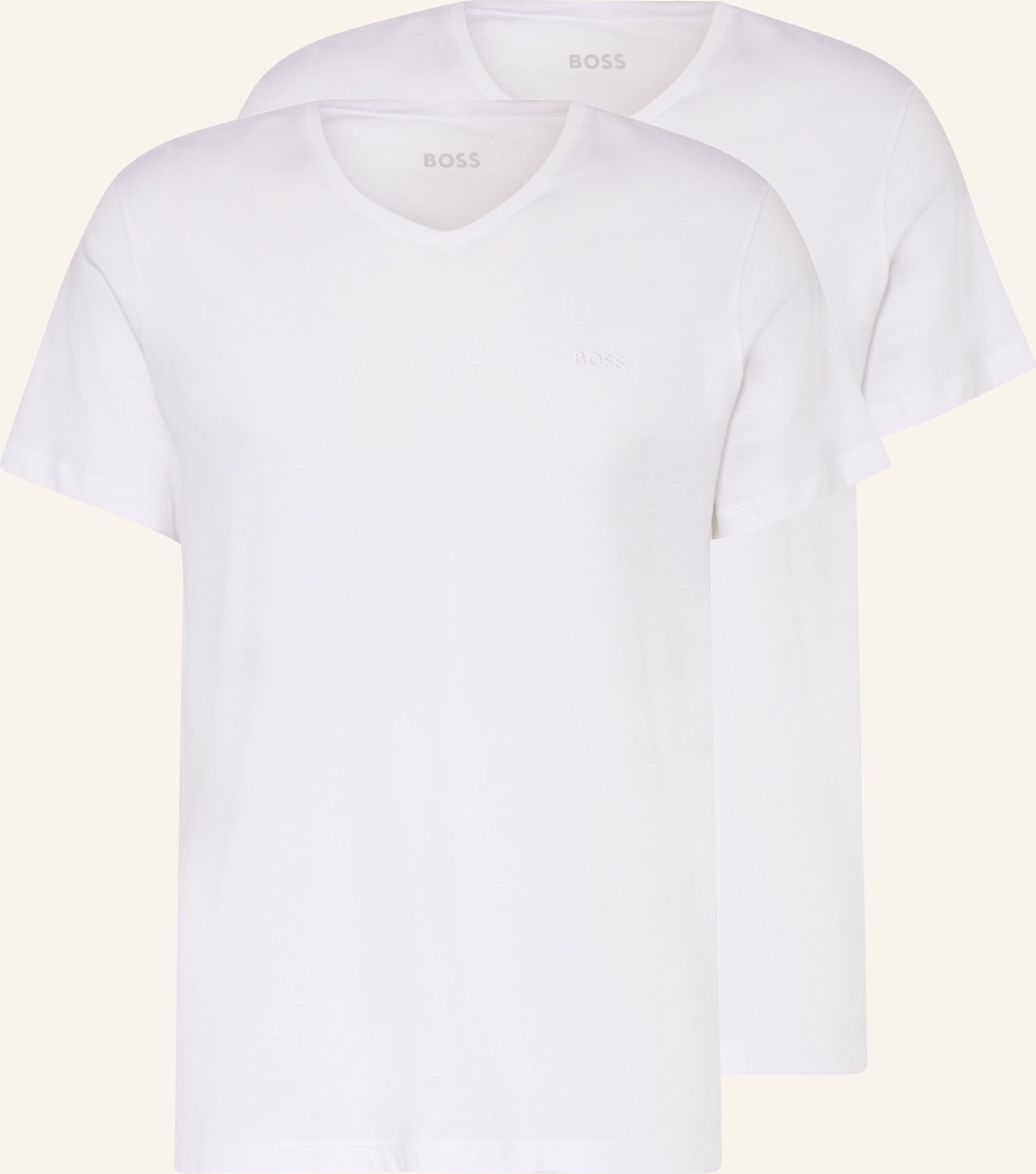 Boss 2er-Pack T-Shirts Comfort weiss