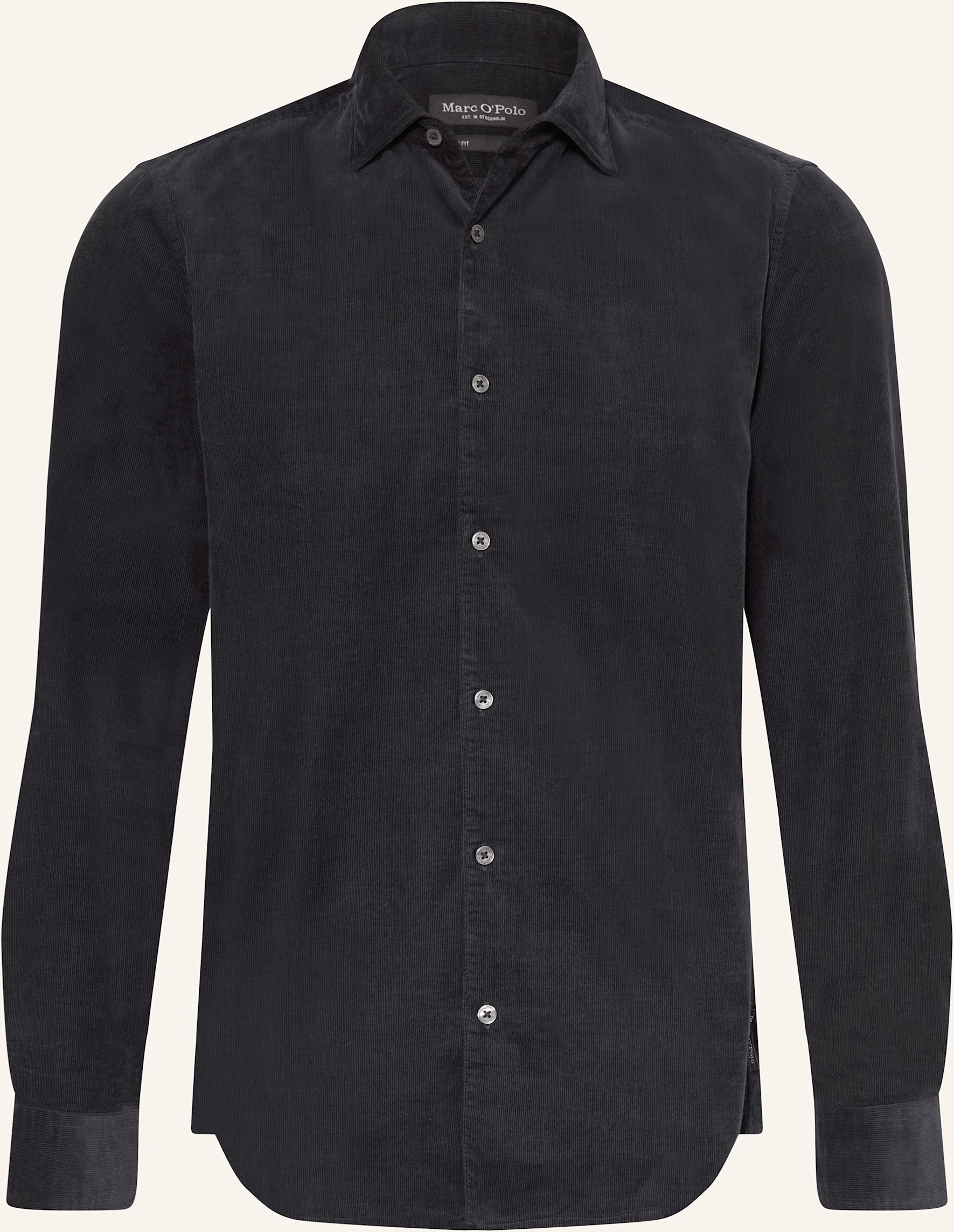 Marc O'polo Cordhemd Shaped Fit blau