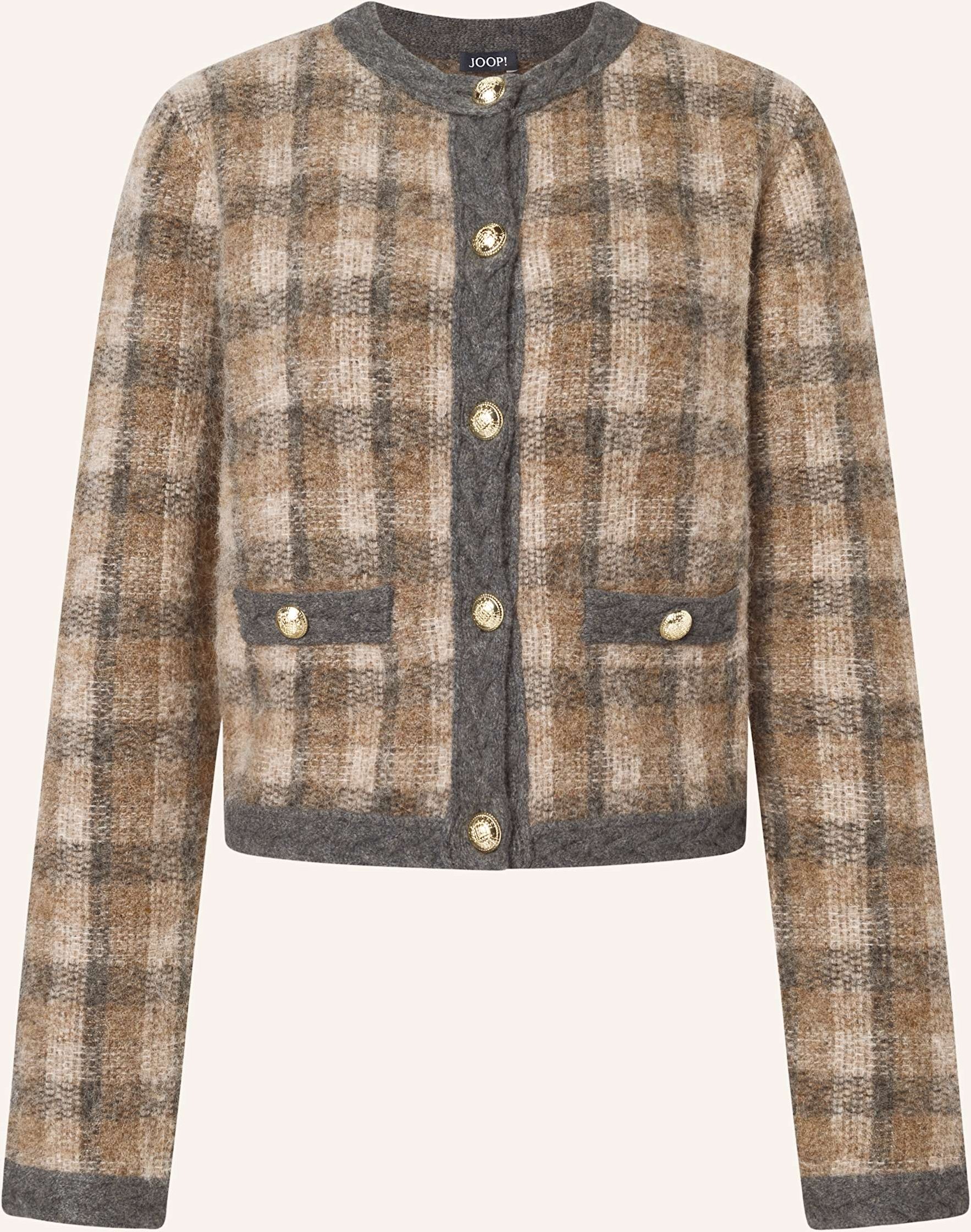 Joop! Strickjacke Kea Mit Alpaka braun