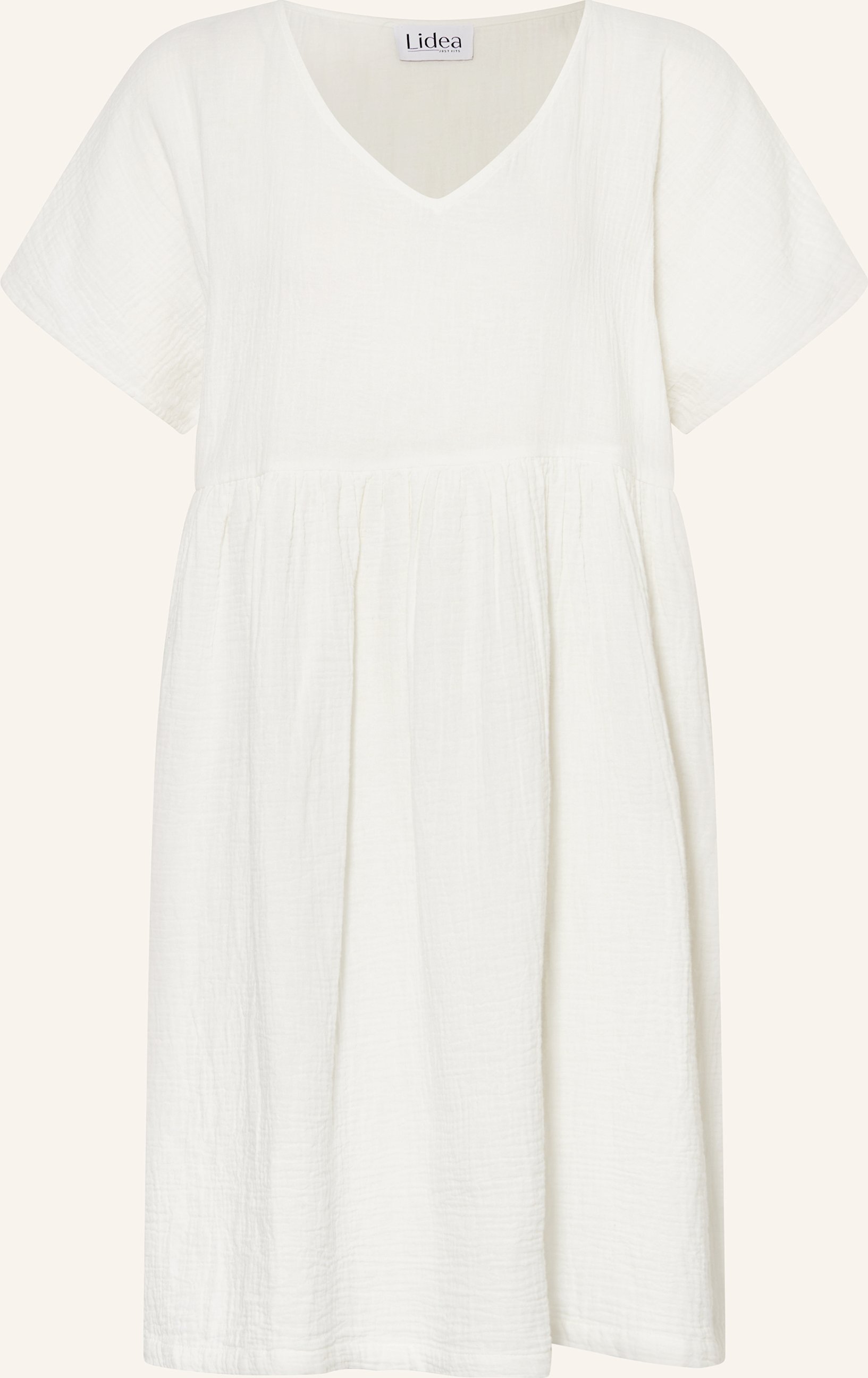 Lidea Strandkleid Sports Club Aus Musselin weiss