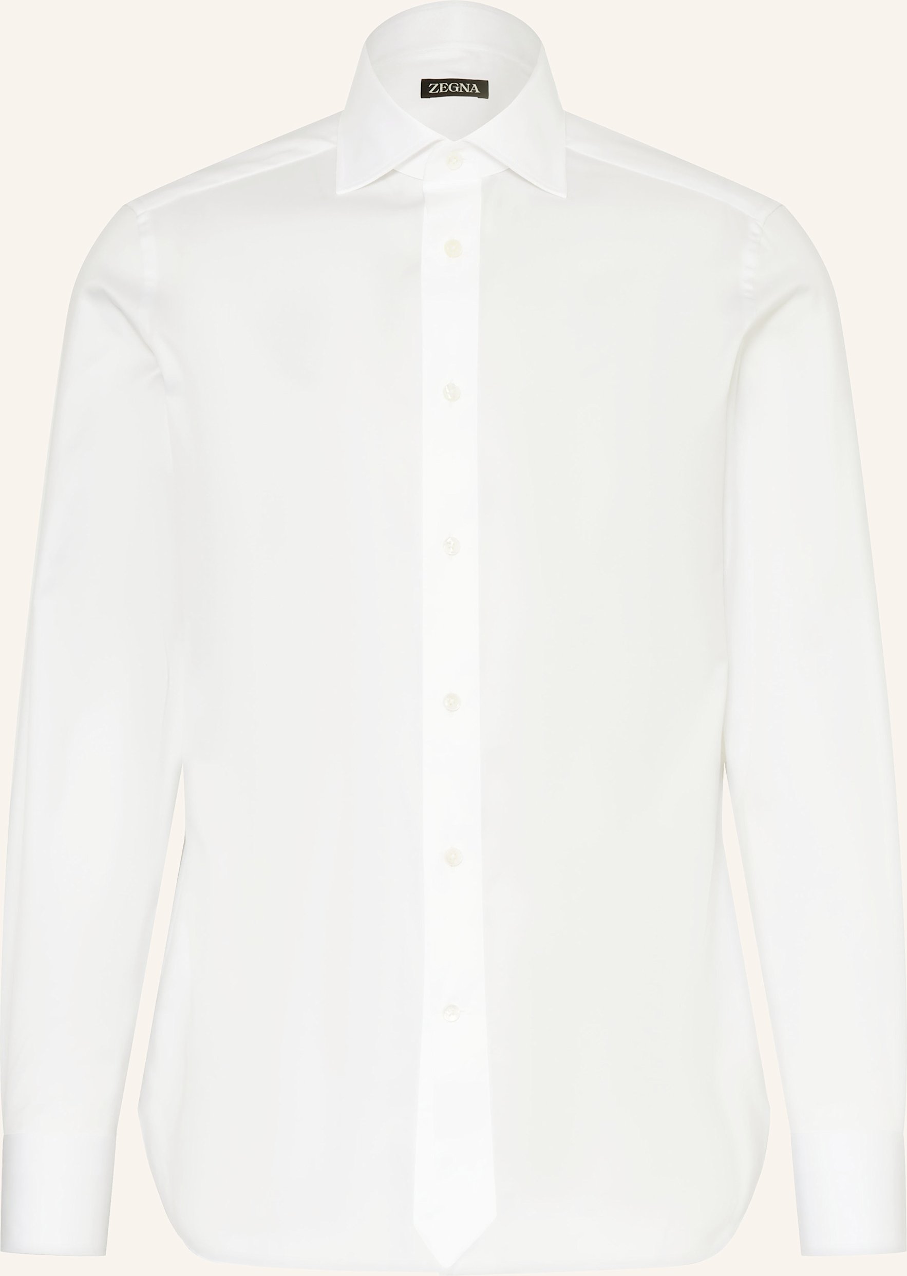 Zegna Hemd Slim Fit weiss