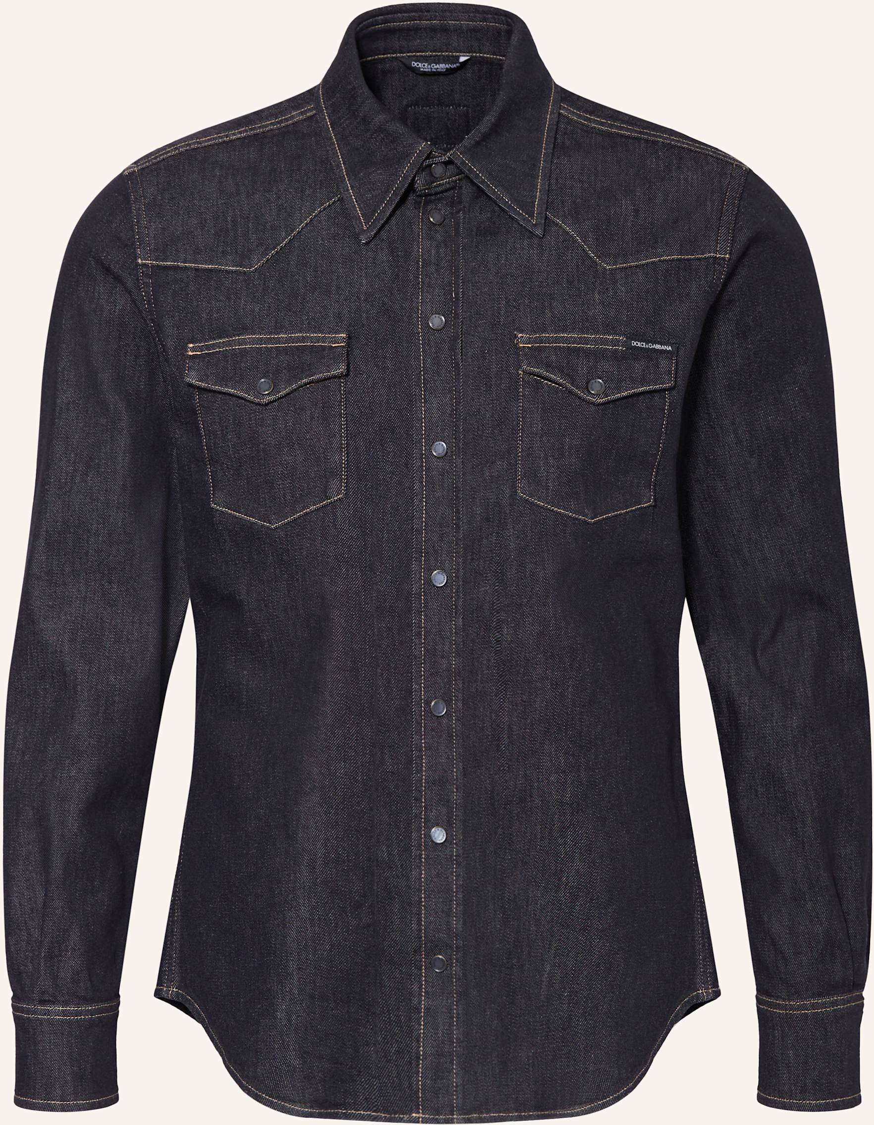 Dolce & Gabbana Jeanshemd Slim Fit blau