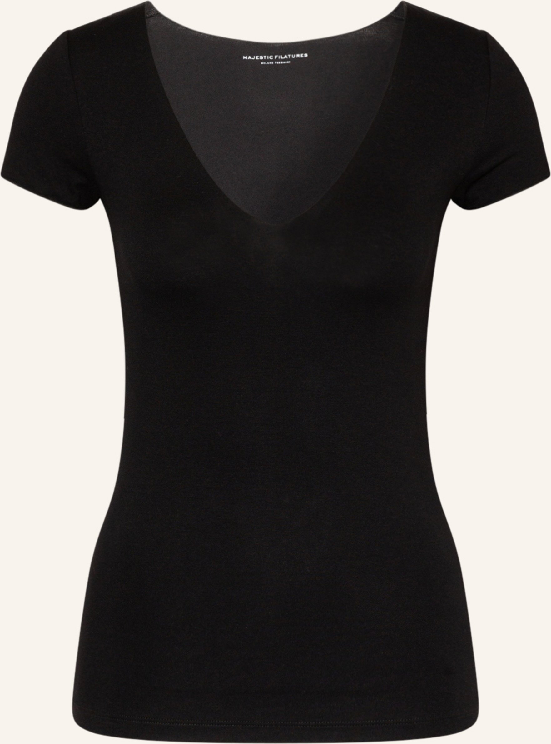 Majestic Filatures T-Shirt schwarz