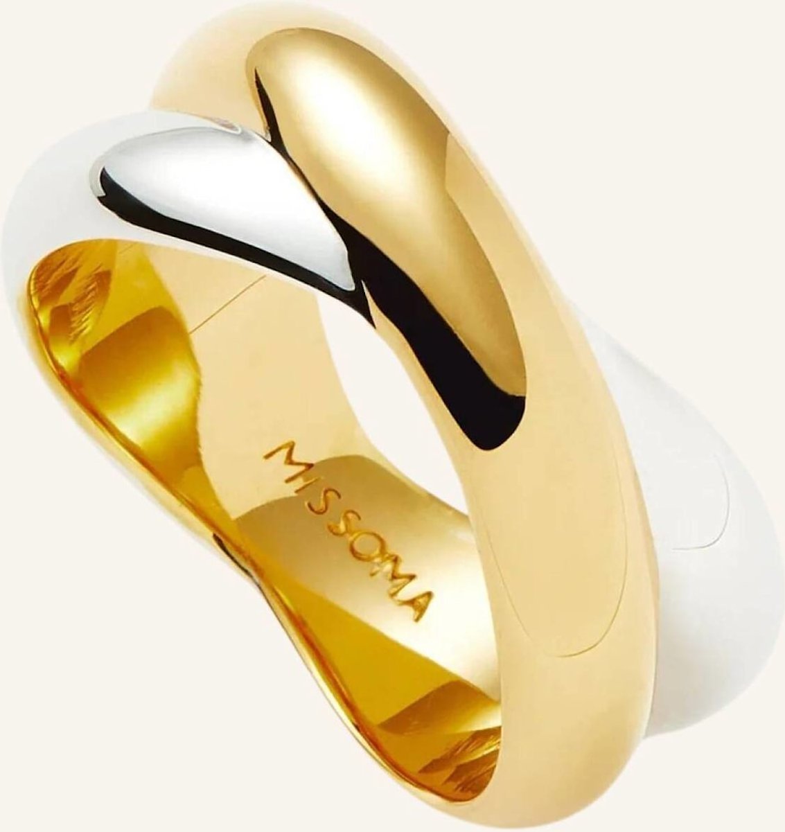 Missoma Ring Lucy Williams Chunky Entwine By Glambou gold