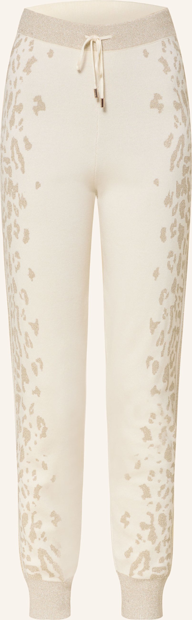 Liu Jo Strickhose Mit Glitzergarn beige