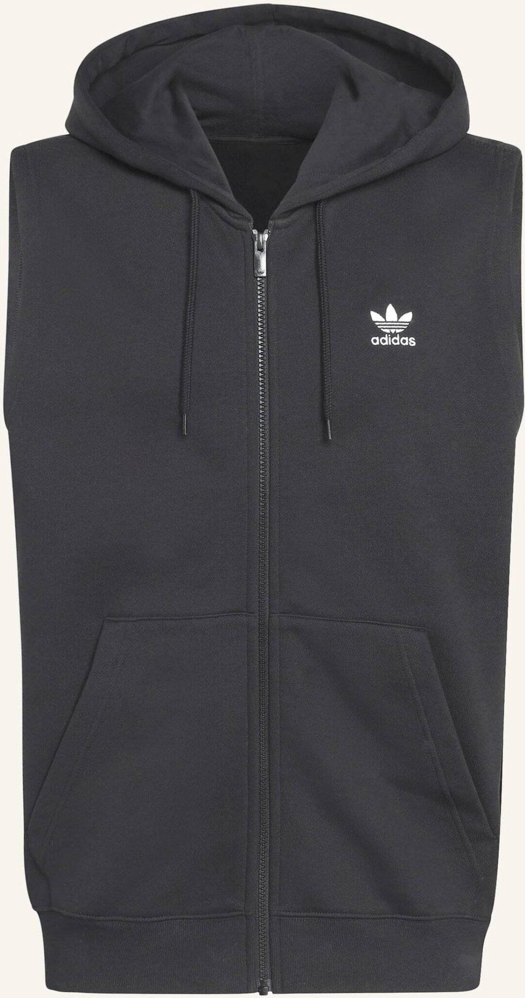 Adidas Originals Trefoil Essentials Hoodie Ohne Ärmel schwarz