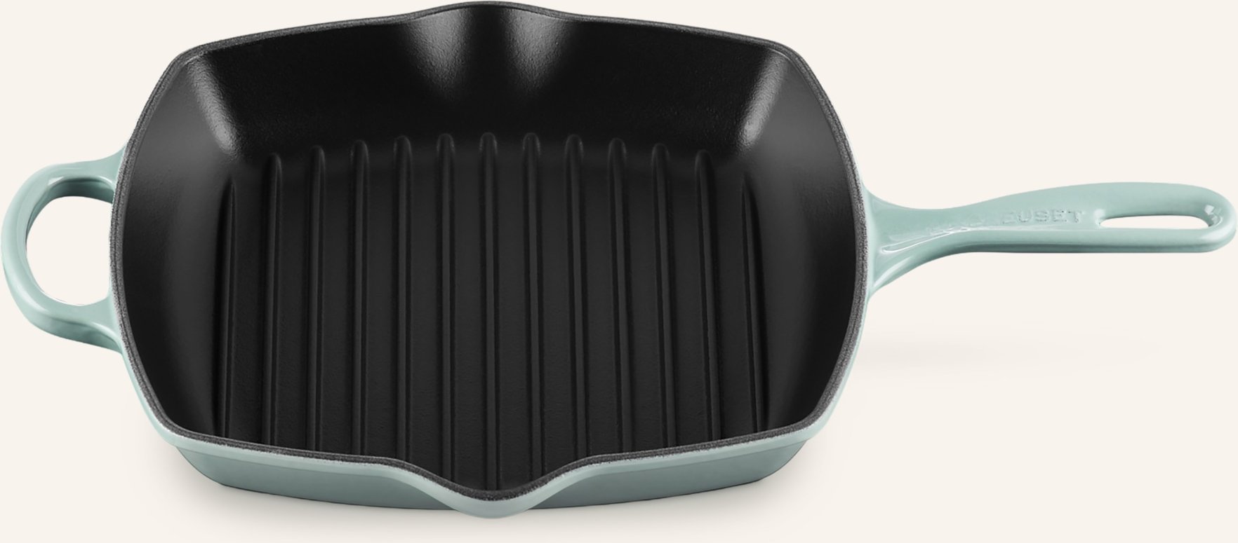 Le Creuset Grillpfanne Signature blau