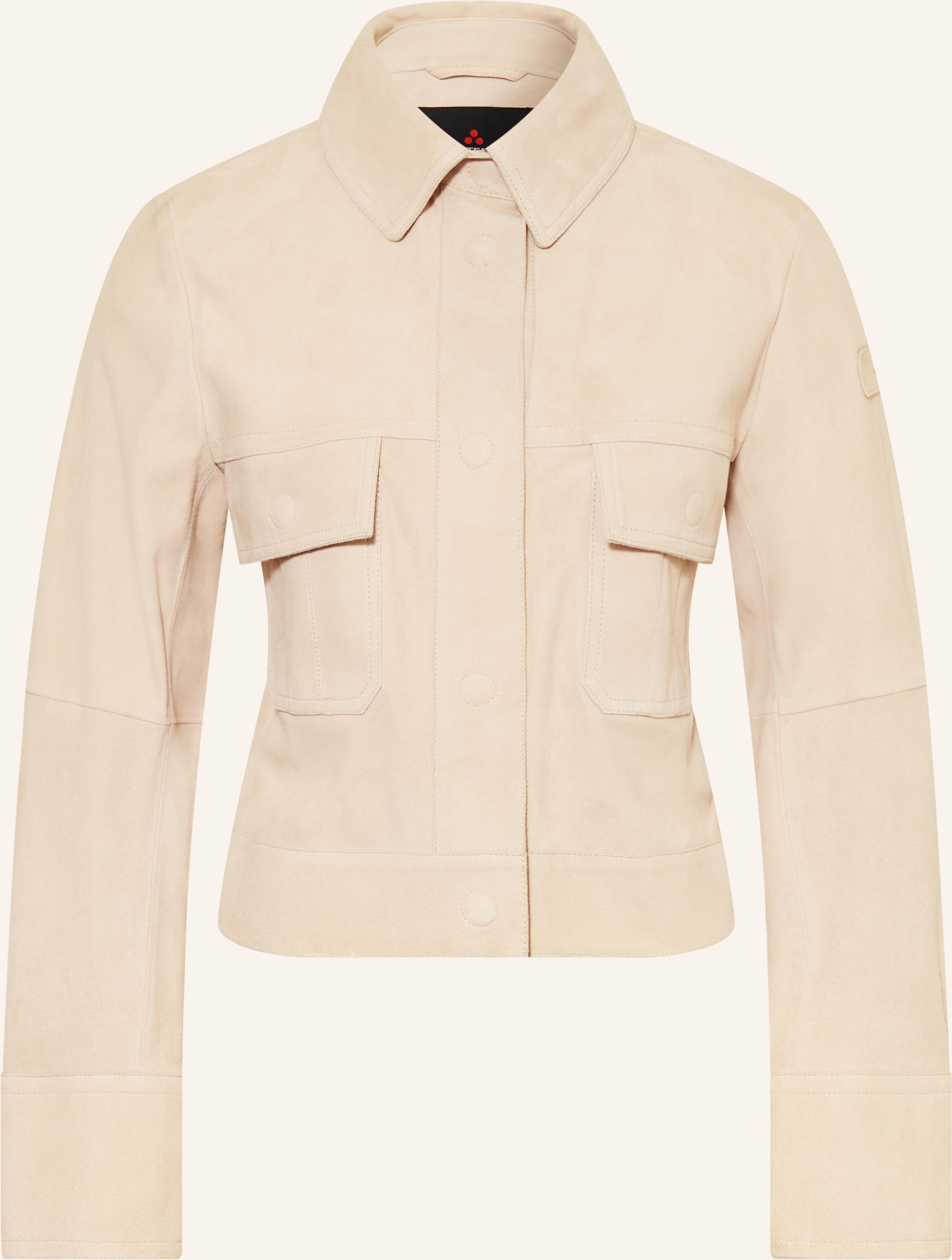 Peuterey Lederjacke Era beige