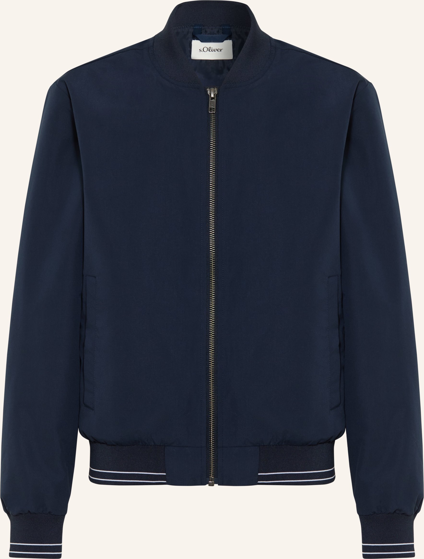 Thumbnail - Blouson mit Reißverschluss und Streifendetails