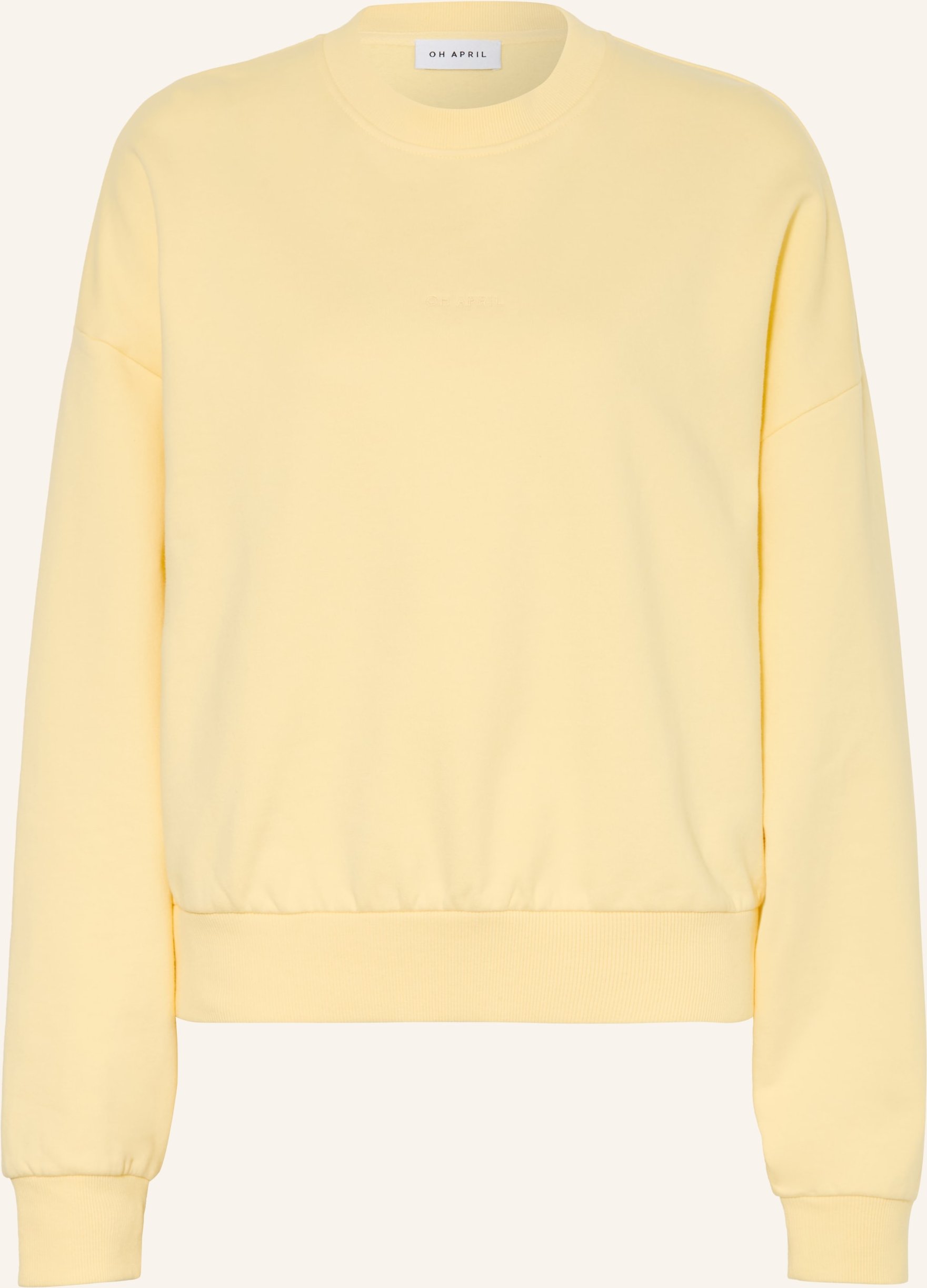 Oh April Sweatshirt Coffee gelb