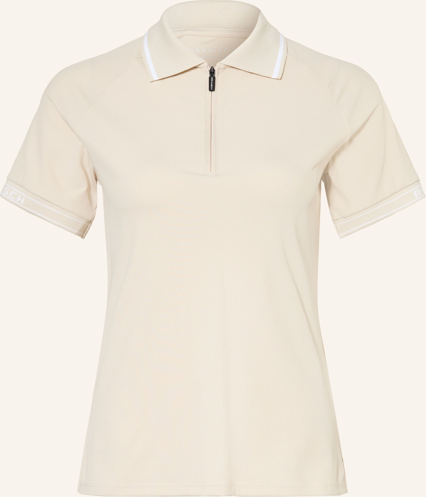 Röhnisch Funktions-Poloshirt beige