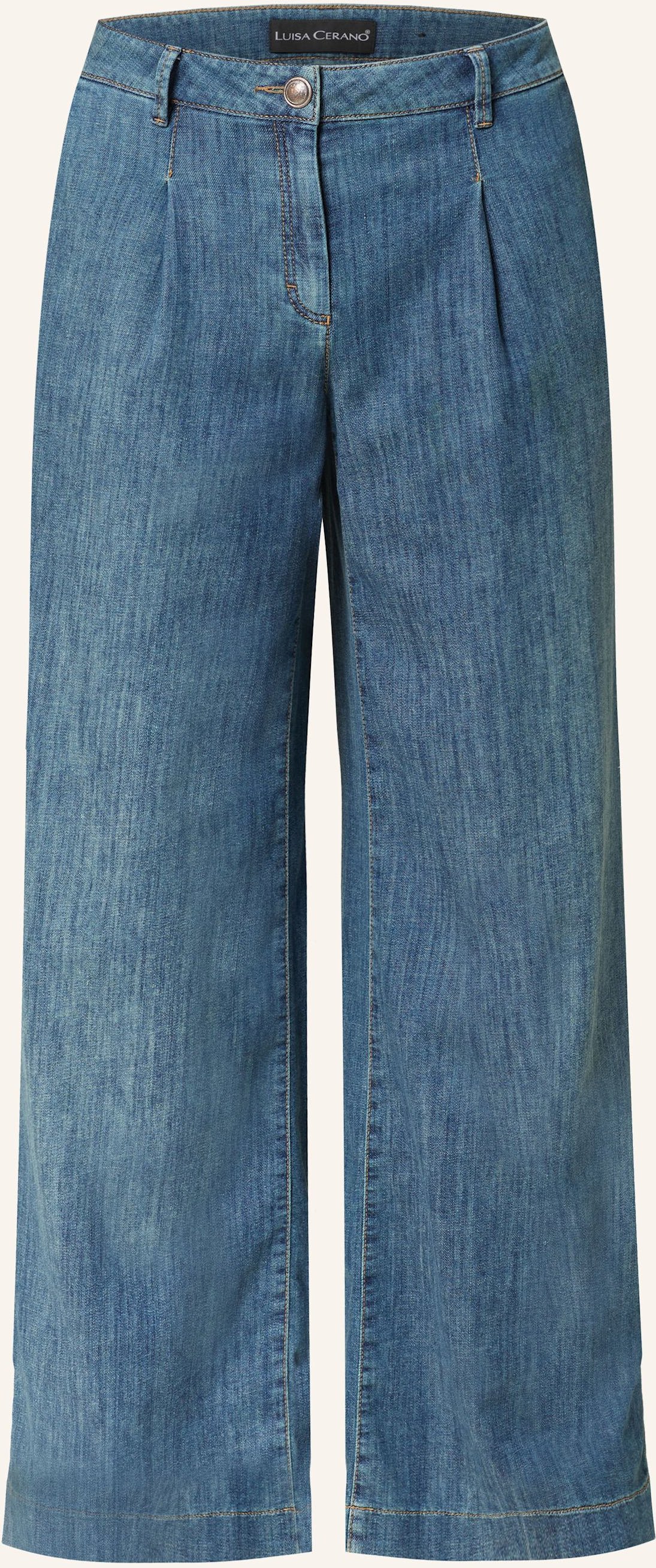 Luisa Cerano Hose In Jeansoptik blau