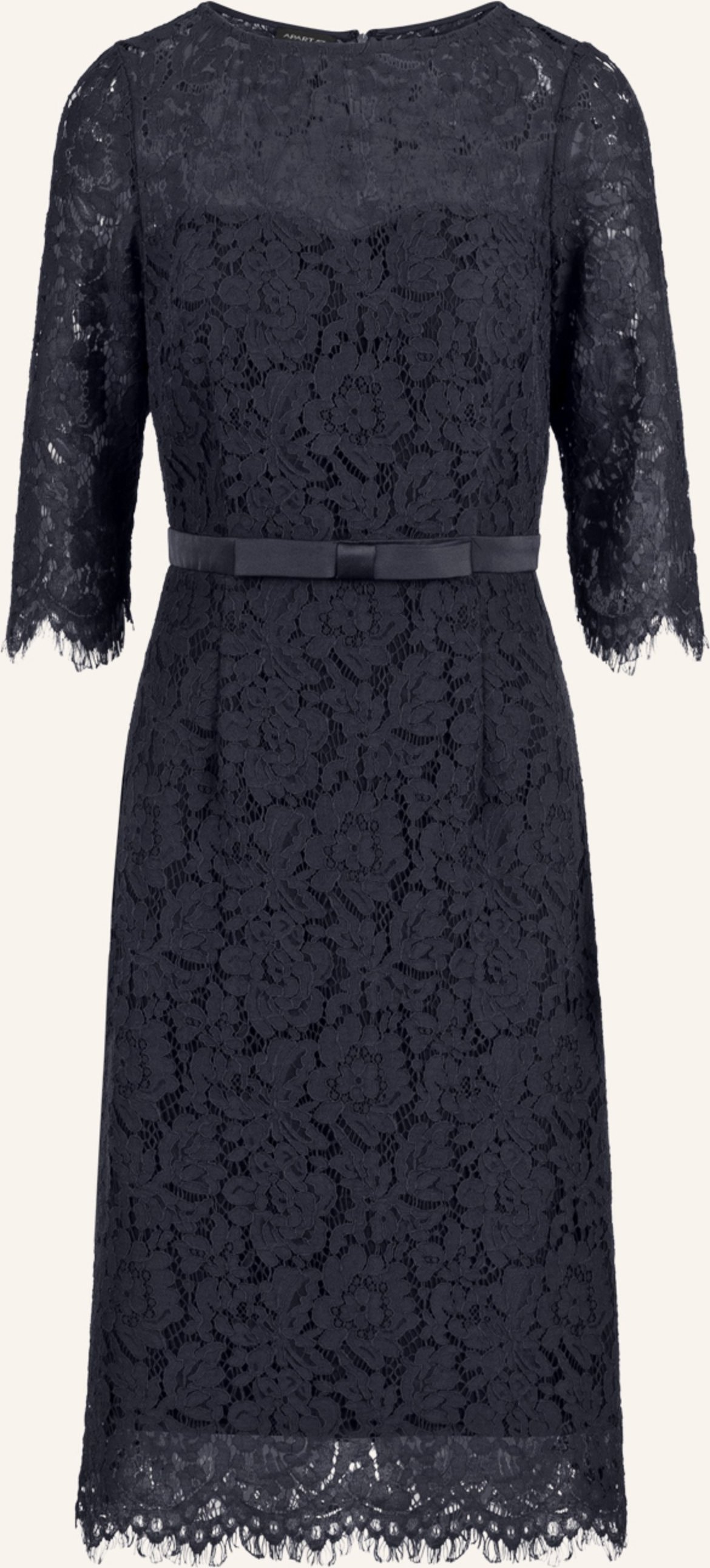 Thumbnail - Apart Spitzenkleid blau