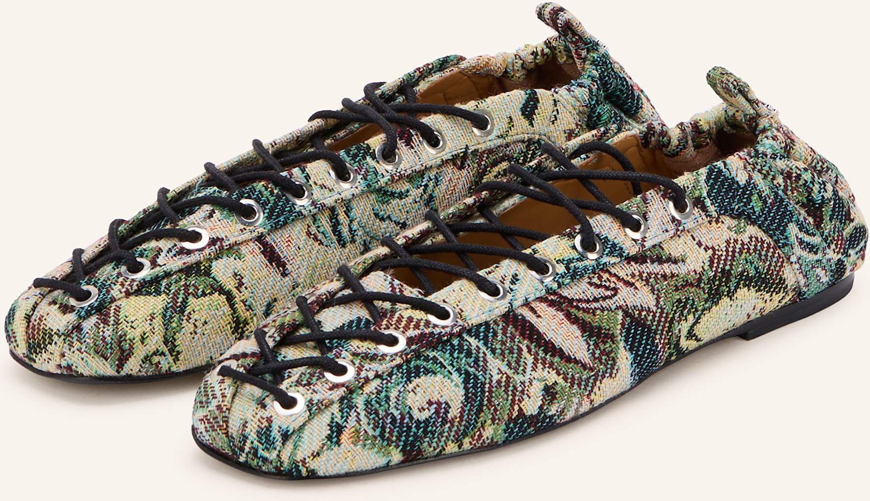 Ganni Ballerinas beige