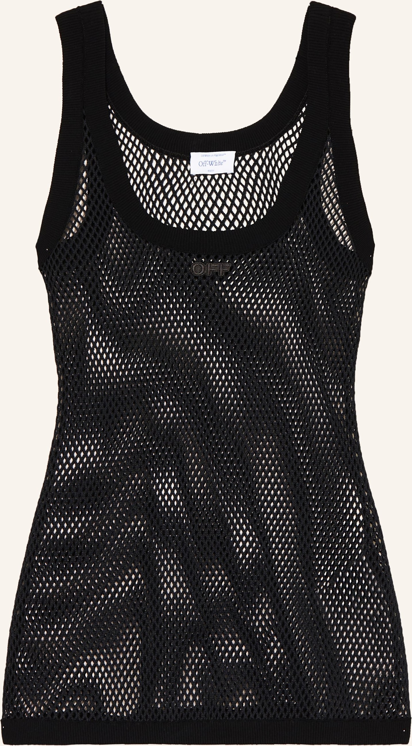 Off-White Stricktop schwarz