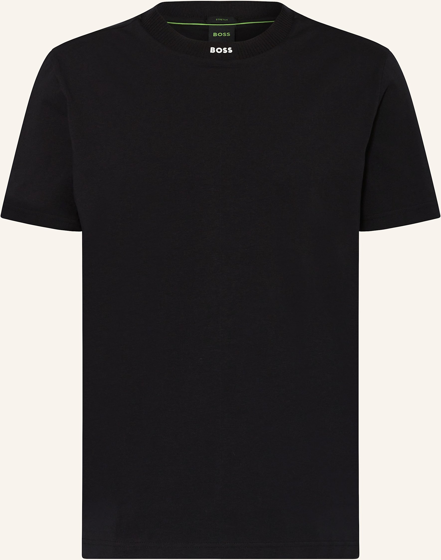 Thumbnail - Boss T-Shirt Tee Rib schwarz