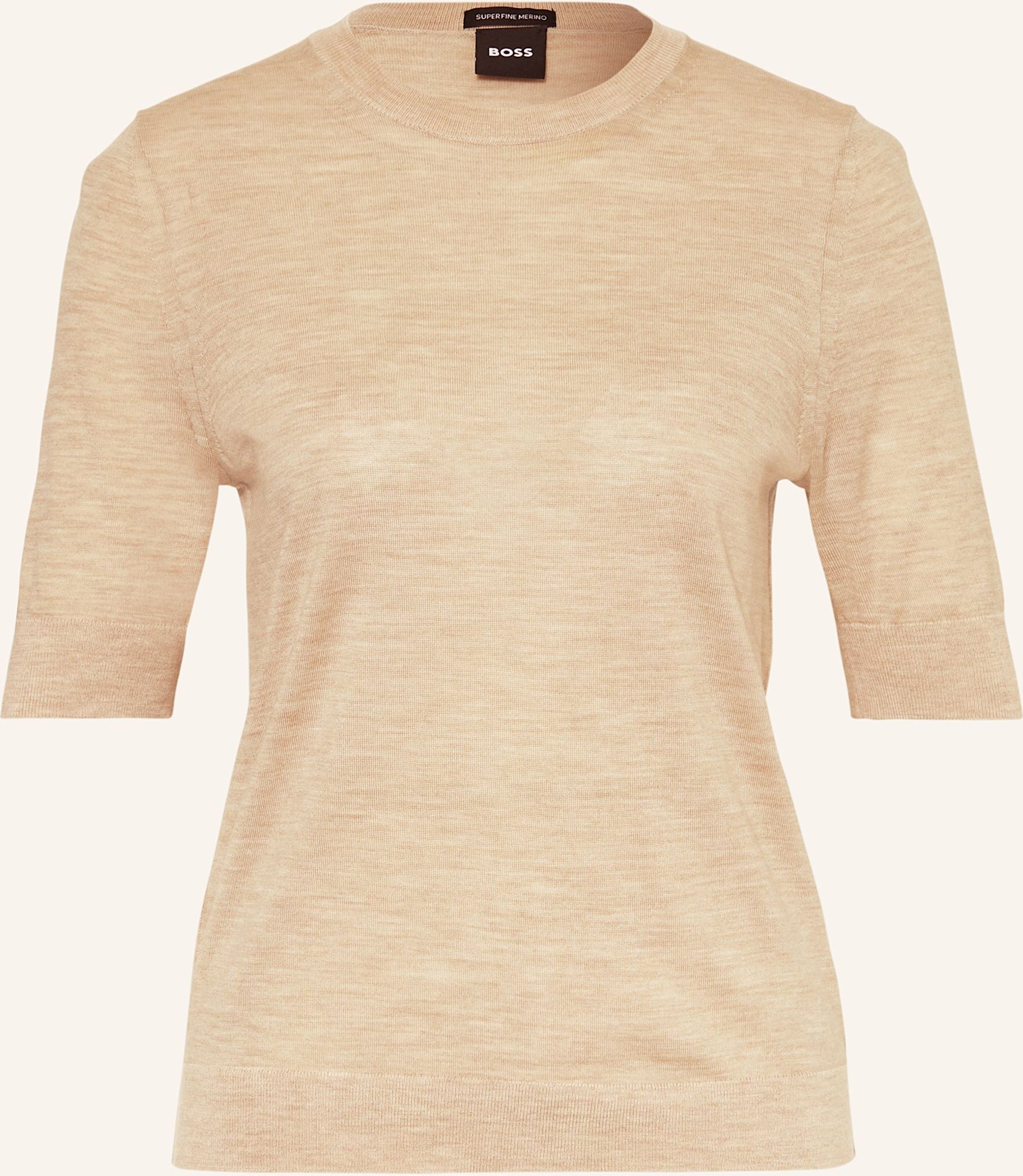 Boss Strickshirt Farbella beige