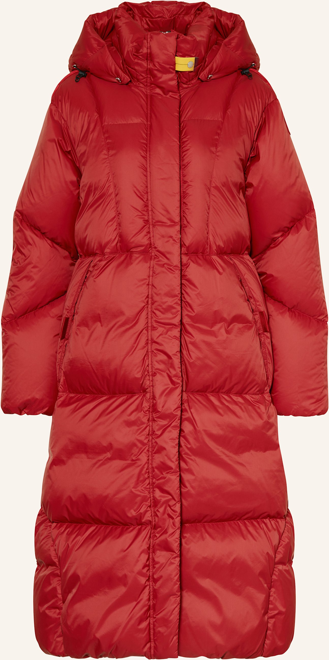 Thumbnail - Parajumpers Daunenmantel Liu Mit Abnehmbarer Kapuze rot