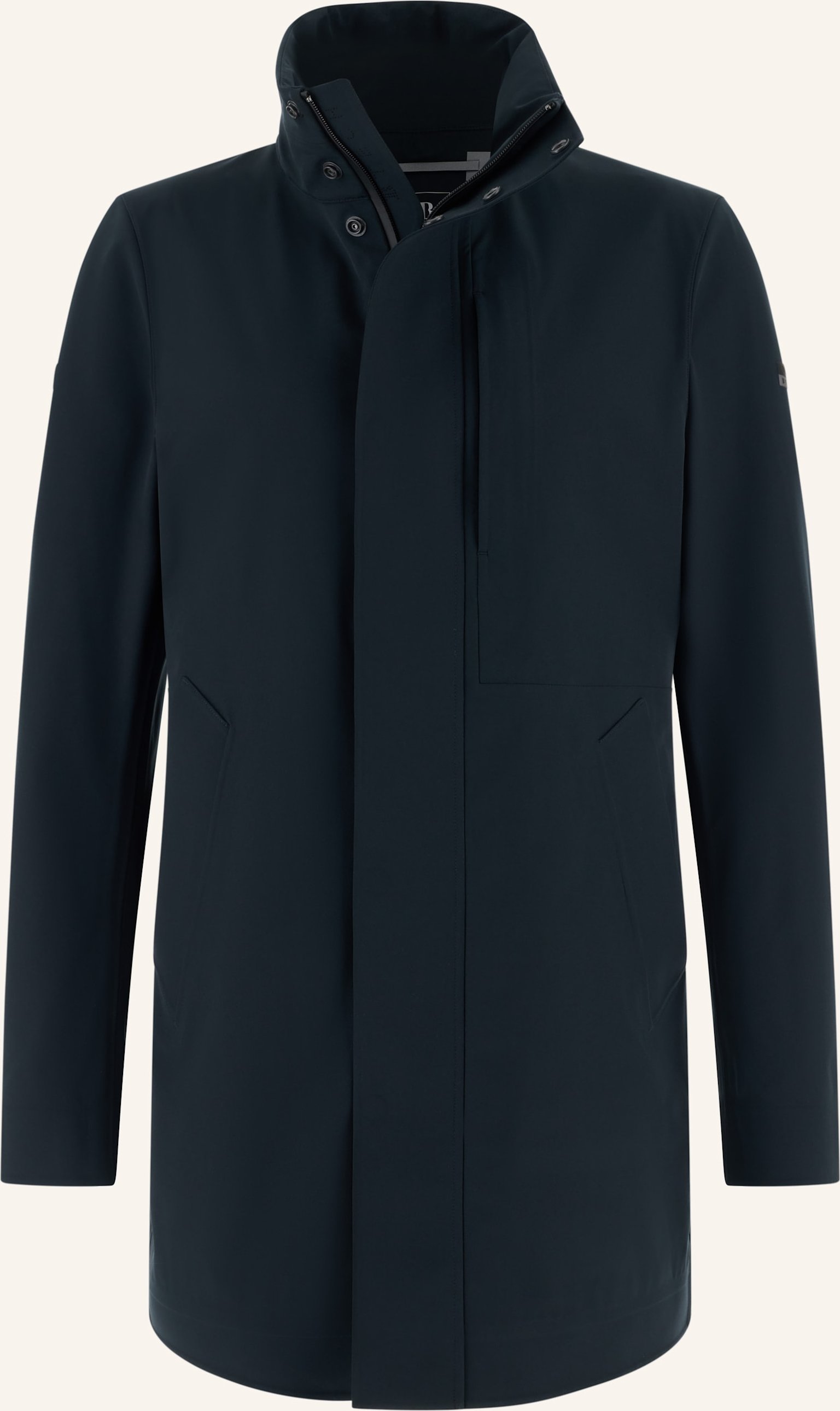 Boggi Milano Regenmantel blau