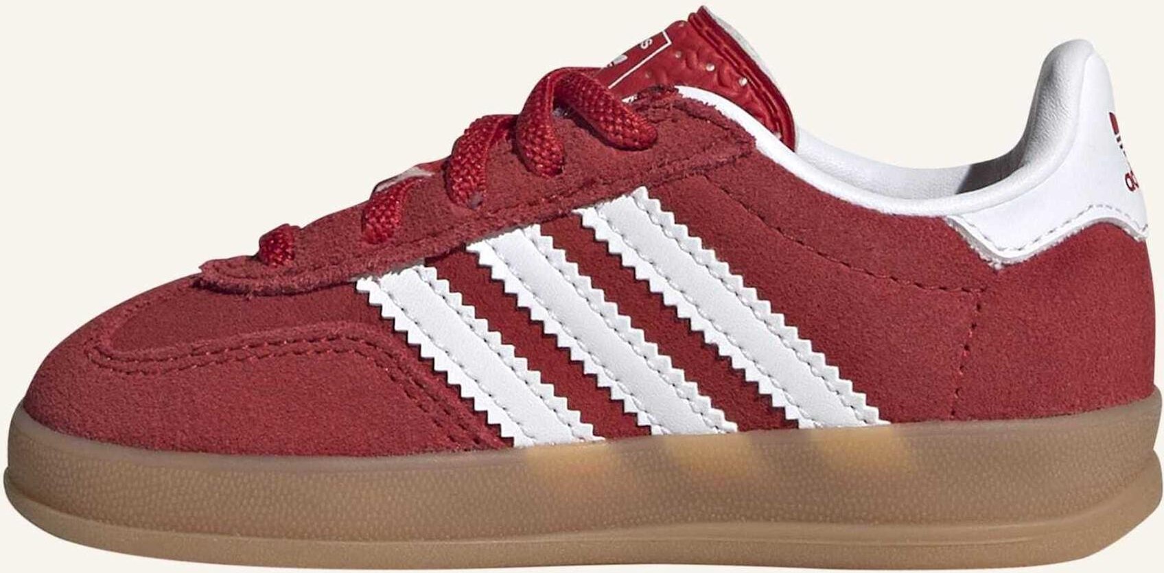 Adidas Originals Gazelle Indoor Comfort Closure Elastic Lace Schuh rot