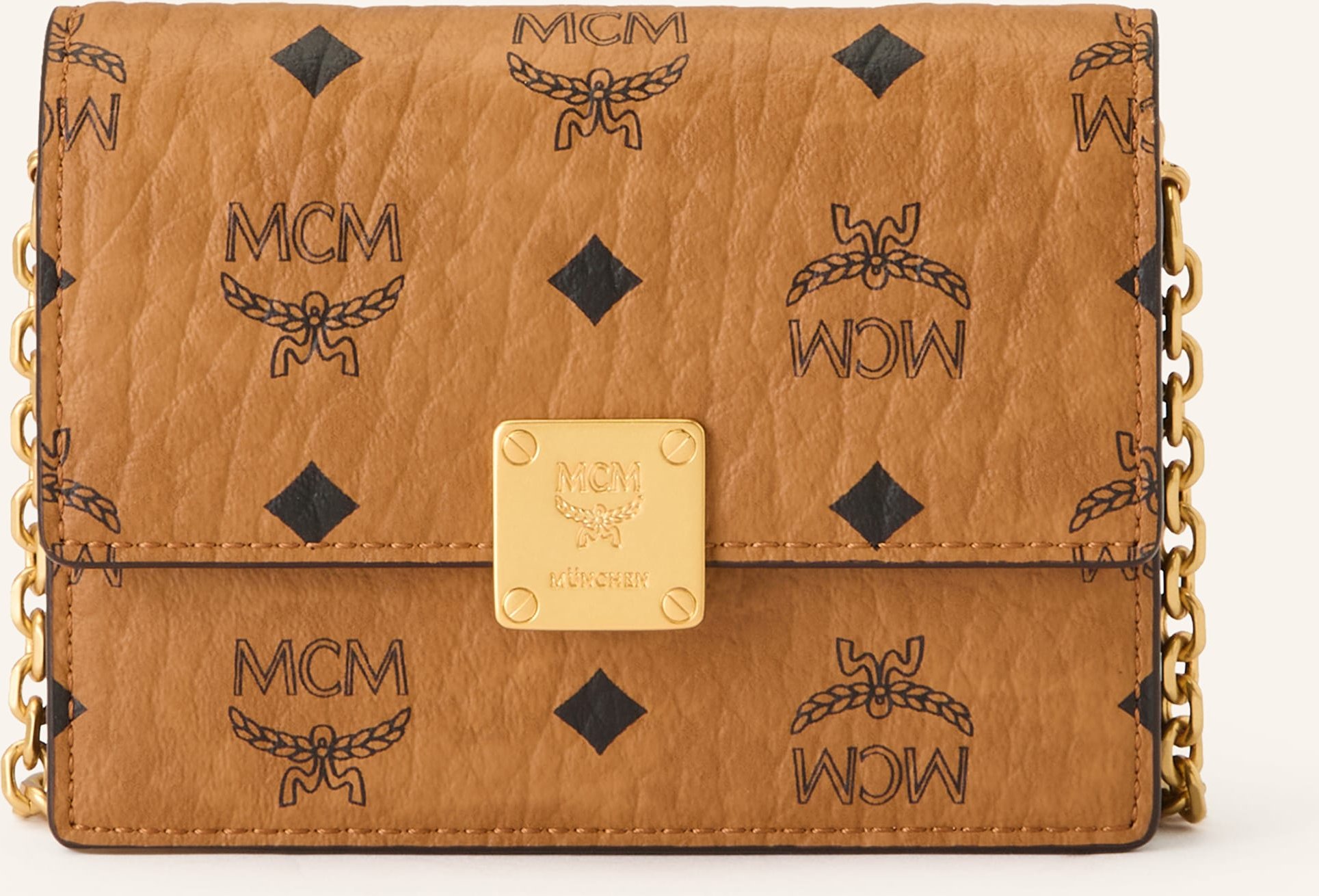 Mcm Geldbörse Aren Zum Umhängen braun