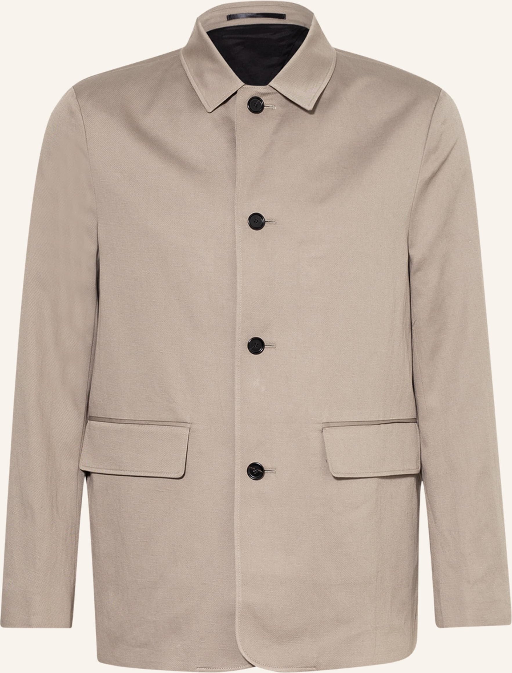 Filippa K Anzugsakko Nate Regular Fit Mit Leinen beige