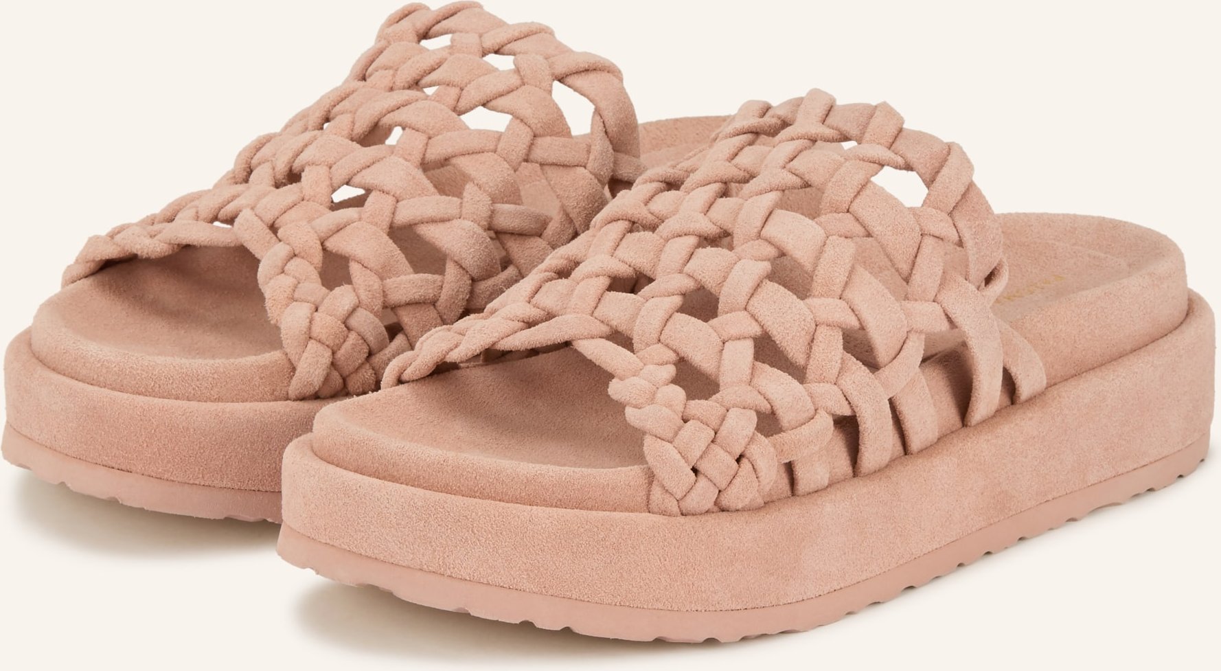 Paloma Barceló Plateau-Pantoletten Nadira rosa