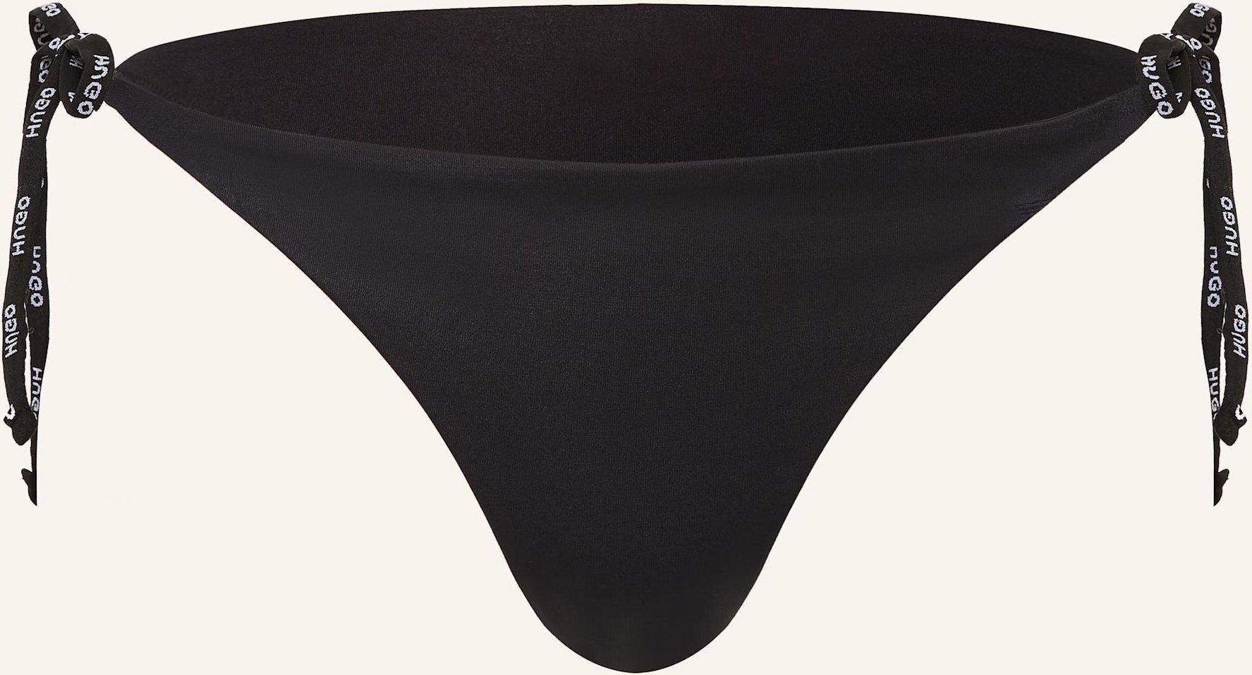 Hugo Triangel-Bikini-Hose Pure schwarz