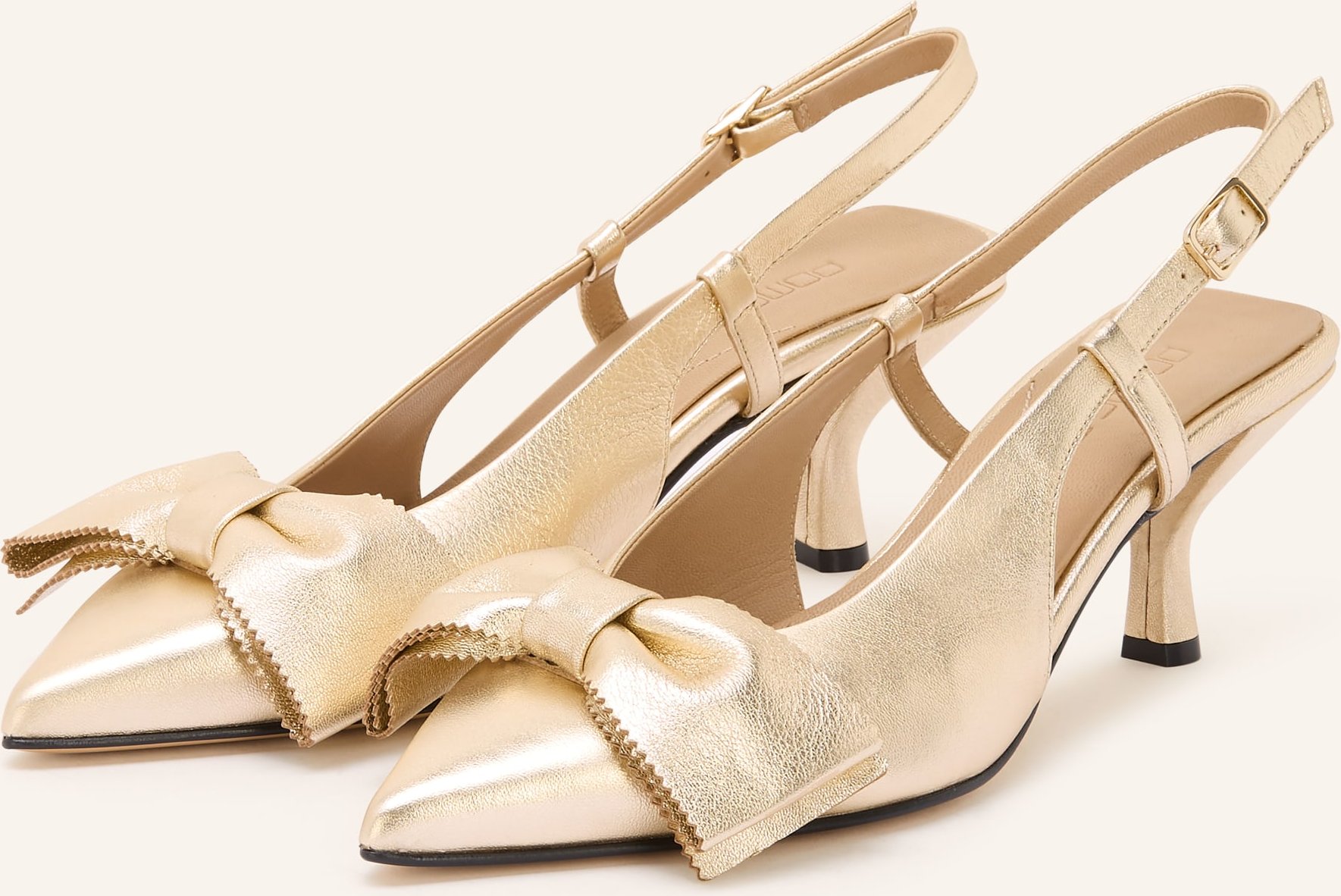 Pomme D'or Slingpumps Henriette gold