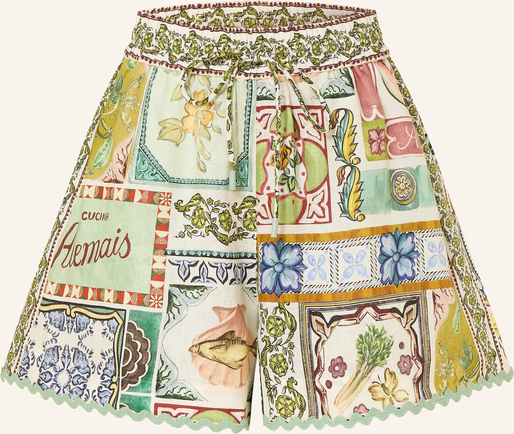 Alémais Leinenshorts Tommasina beige