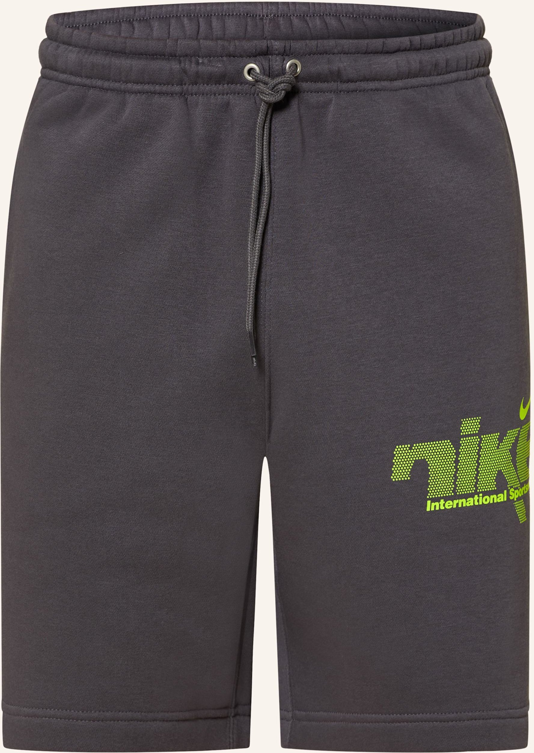 Nike Sweatshorts Club grau
