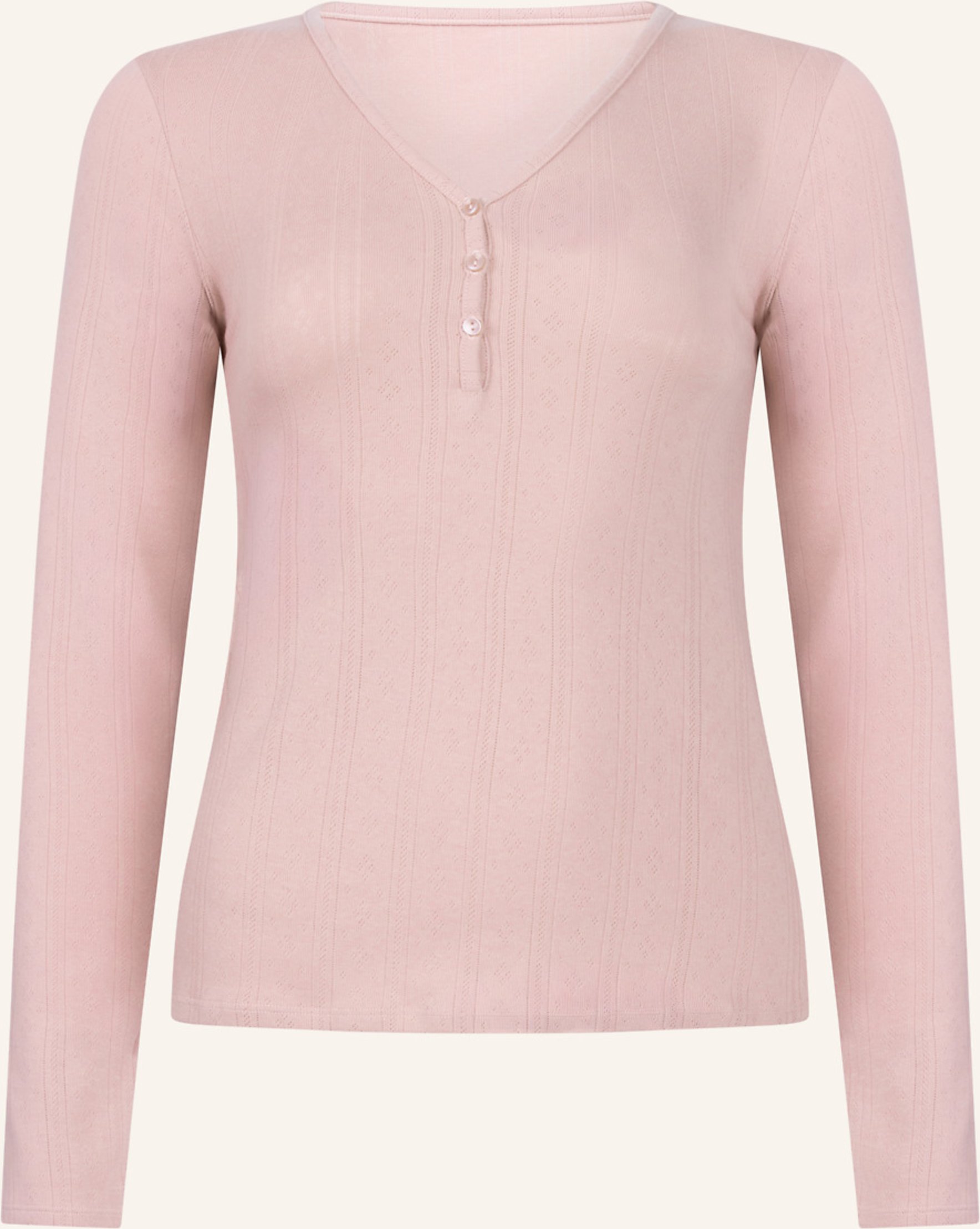 Hunkemöller Jacke Langarm Henley pink