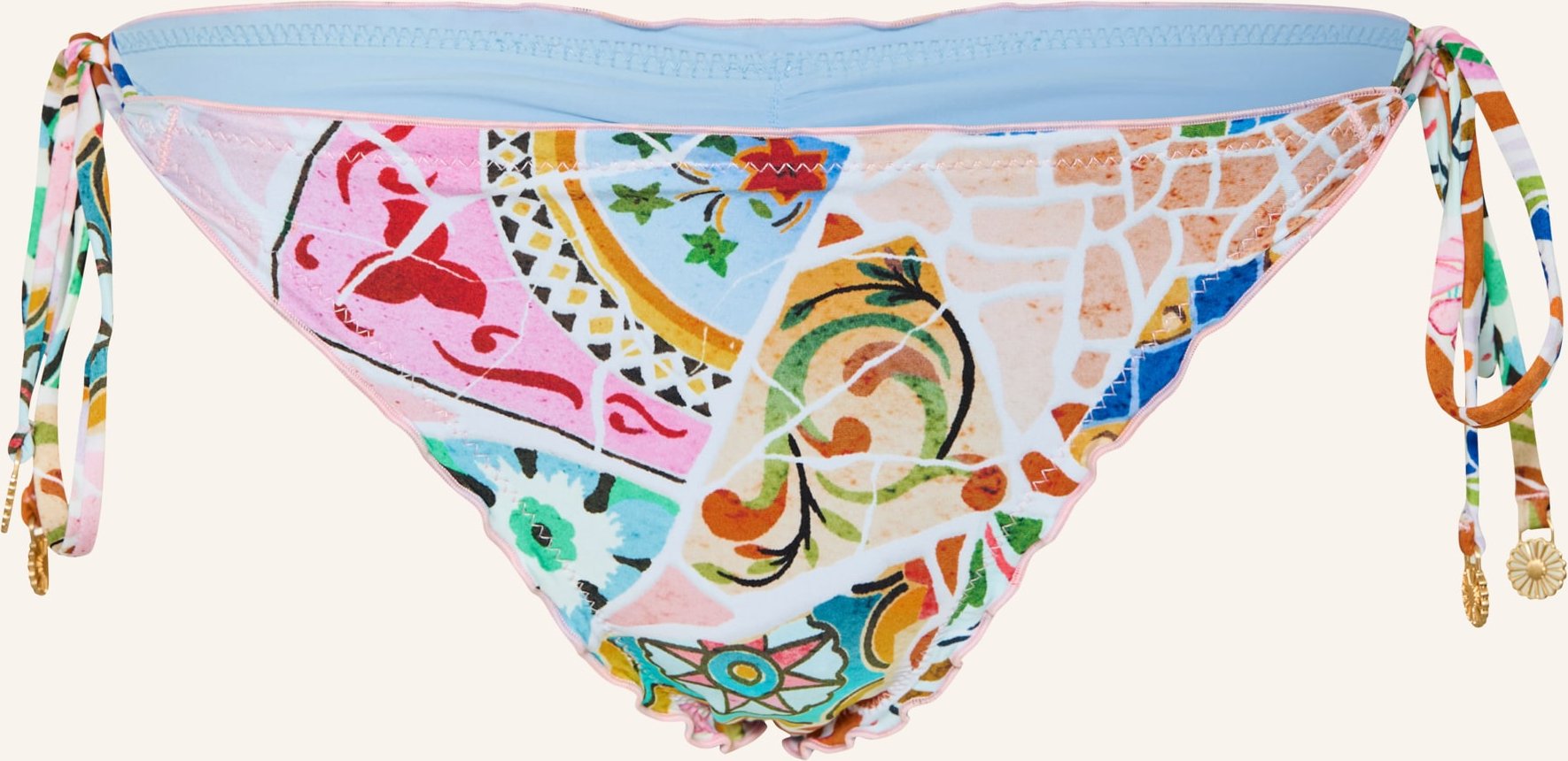 Seafolly Triangel-Bikini-Hose Beachbohème pink