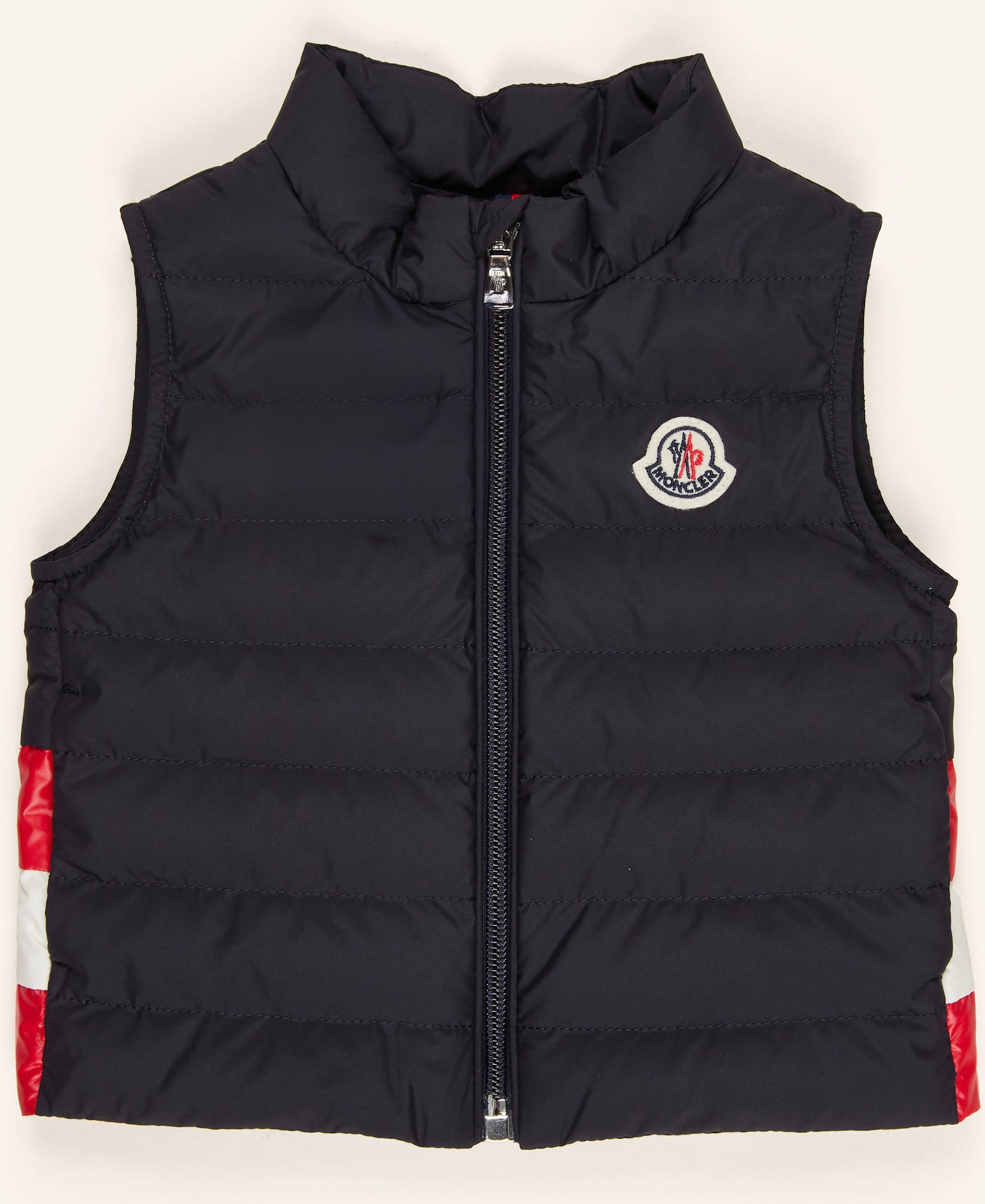 Thumbnail - Moncler Enfant Daunenweste Cliff rot