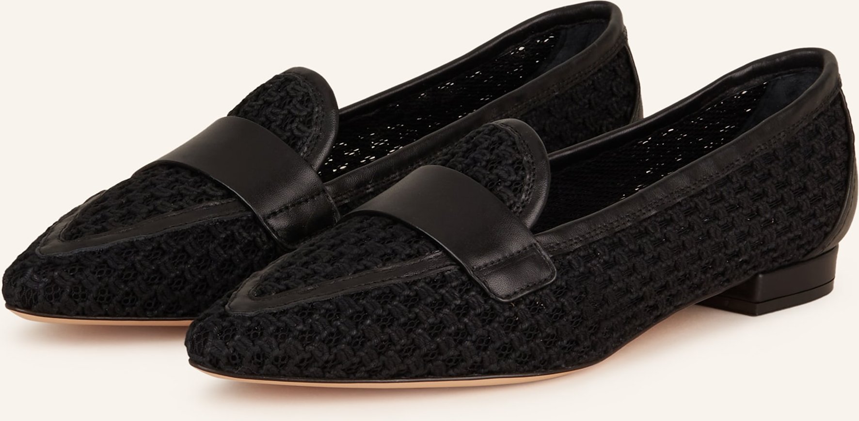 Agl Ballerinas Blanca schwarz