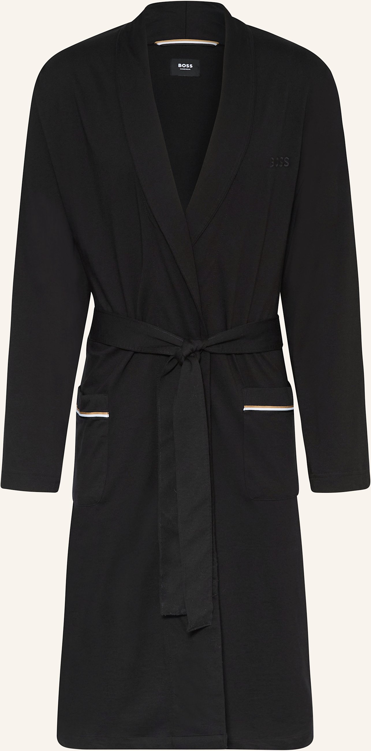Boss Herren-Bademantel Lord schwarz