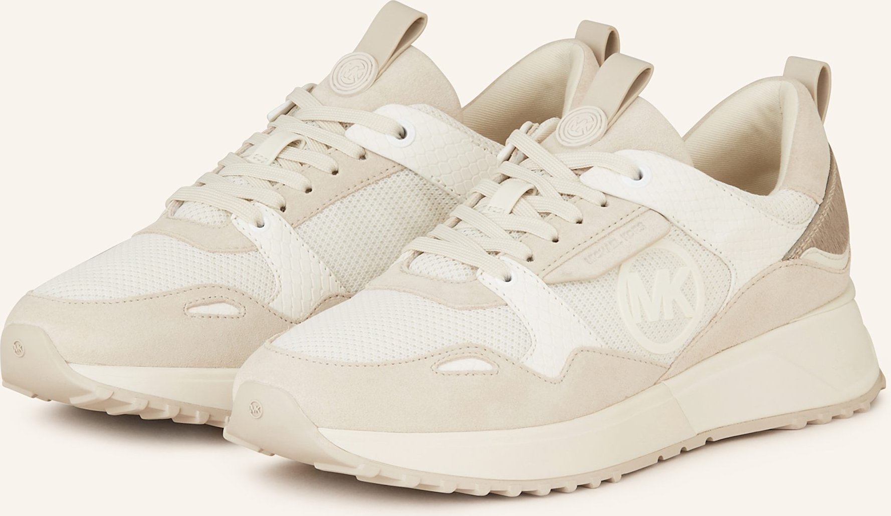 Thumbnail - Michael Kors Sneaker Theo beige